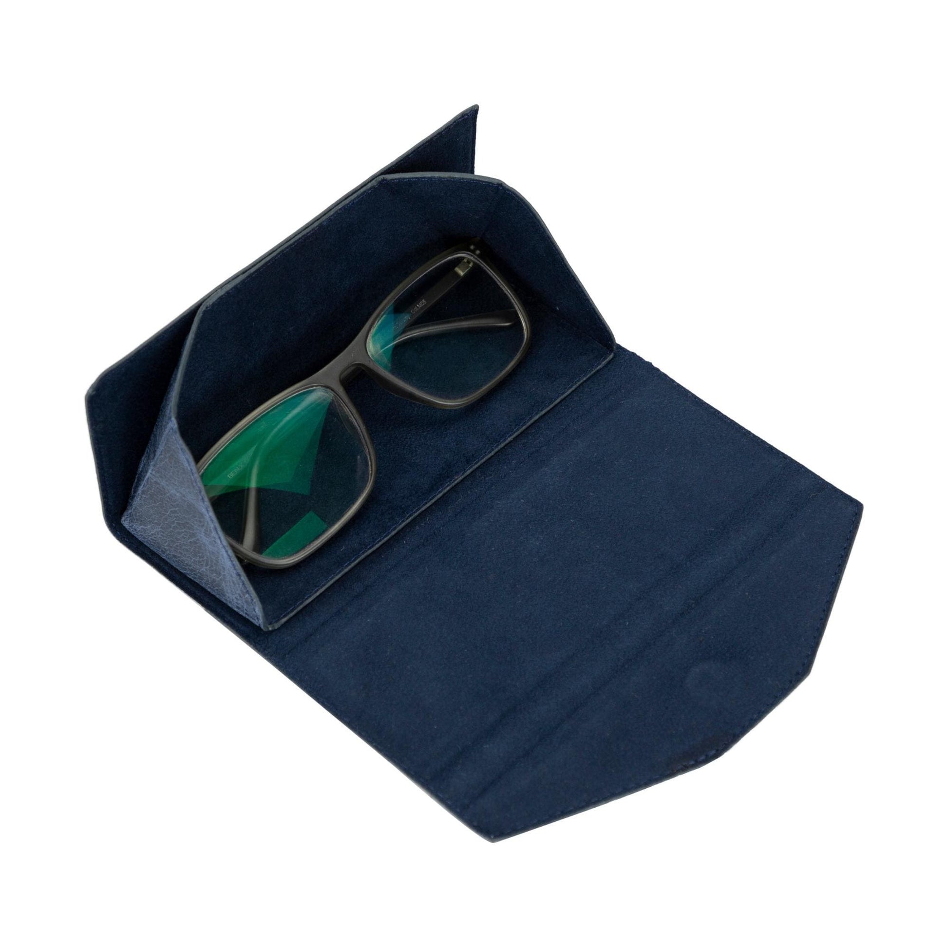 Triangle Leather Cases for Eyeglass or Sunglasses - Concordia Style Boutique