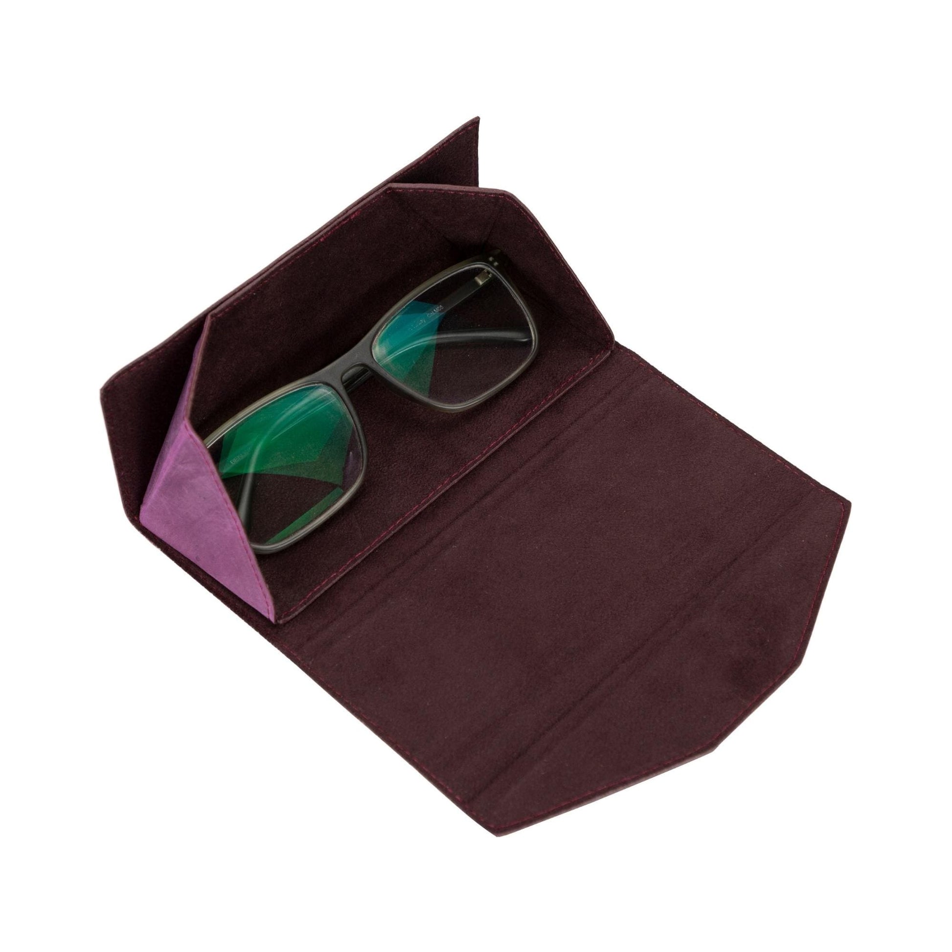 Triangle Leather Cases for Eyeglass or Sunglasses - Concordia Style Boutique