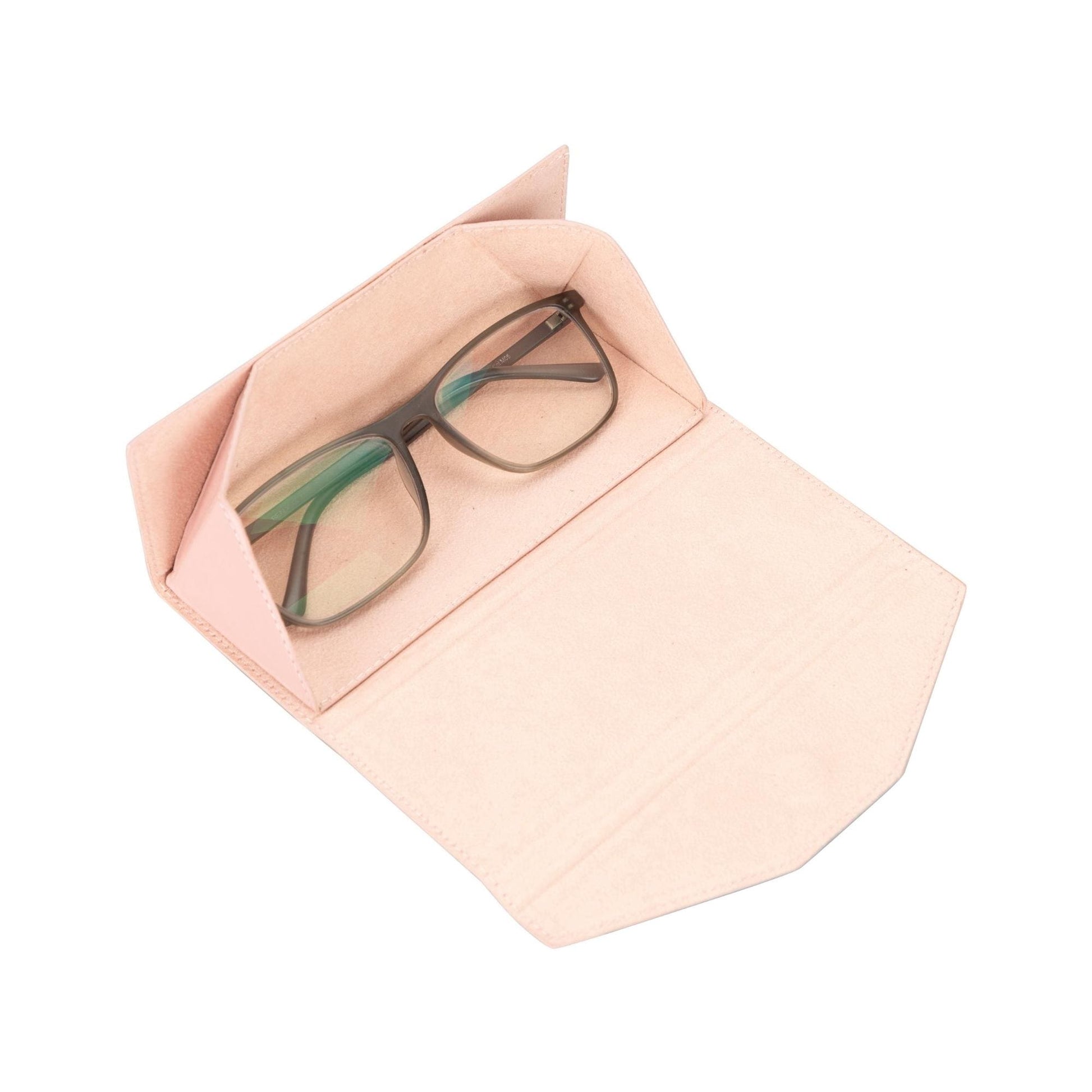 Triangle Leather Cases for Eyeglass or Sunglasses - Concordia Style Boutique