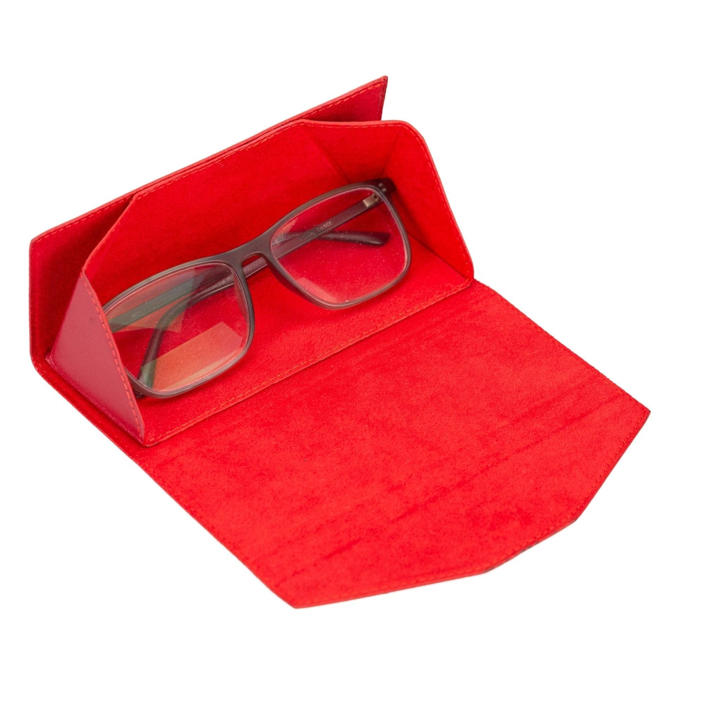 Triangle Leather Cases for Eyeglass or Sunglasses - Concordia Style Boutique