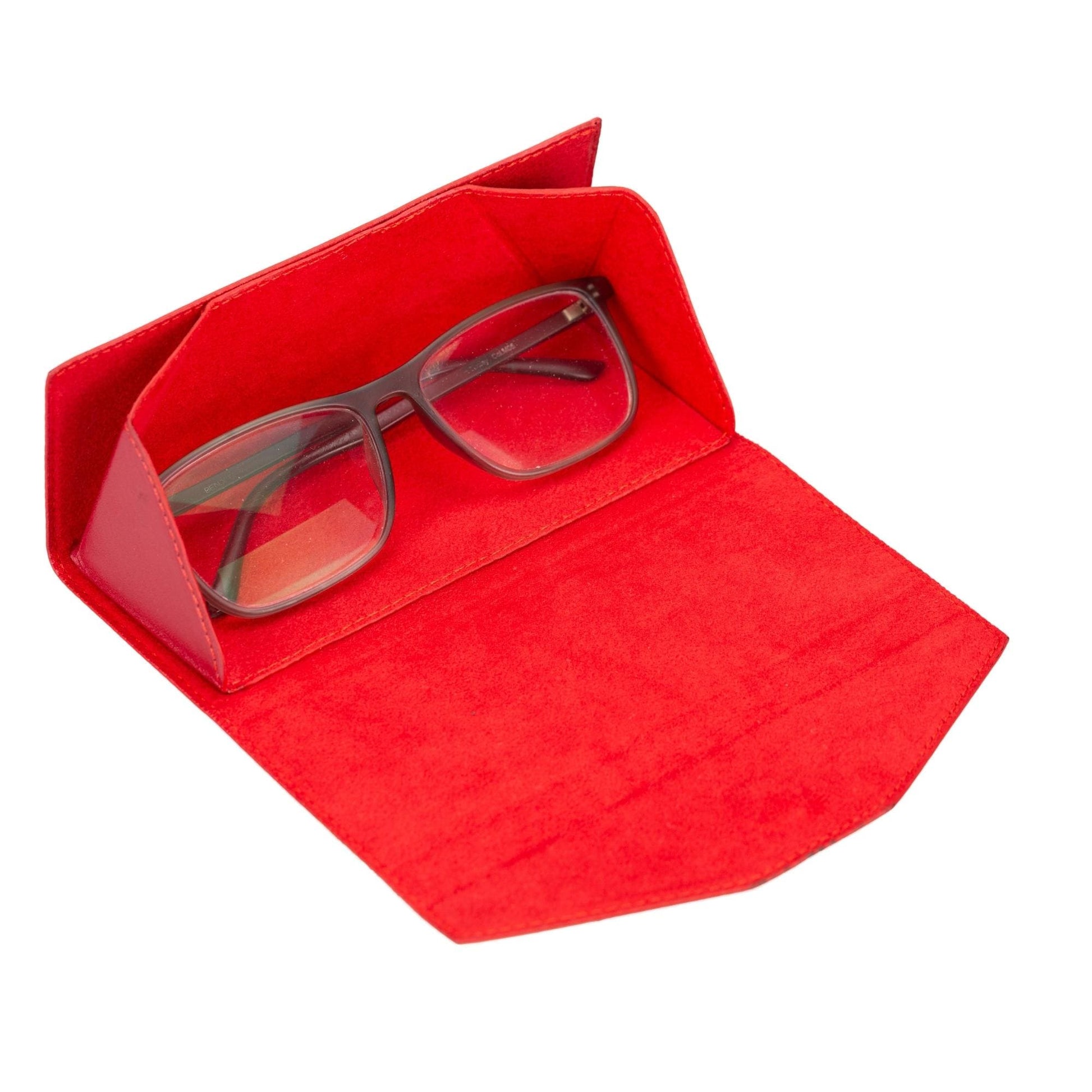 Triangle Leather Cases for Eyeglass or Sunglasses - Concordia Style Boutique