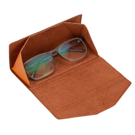 Triangle Leather Cases for Eyeglass or Sunglasses - Concordia Style Boutique
