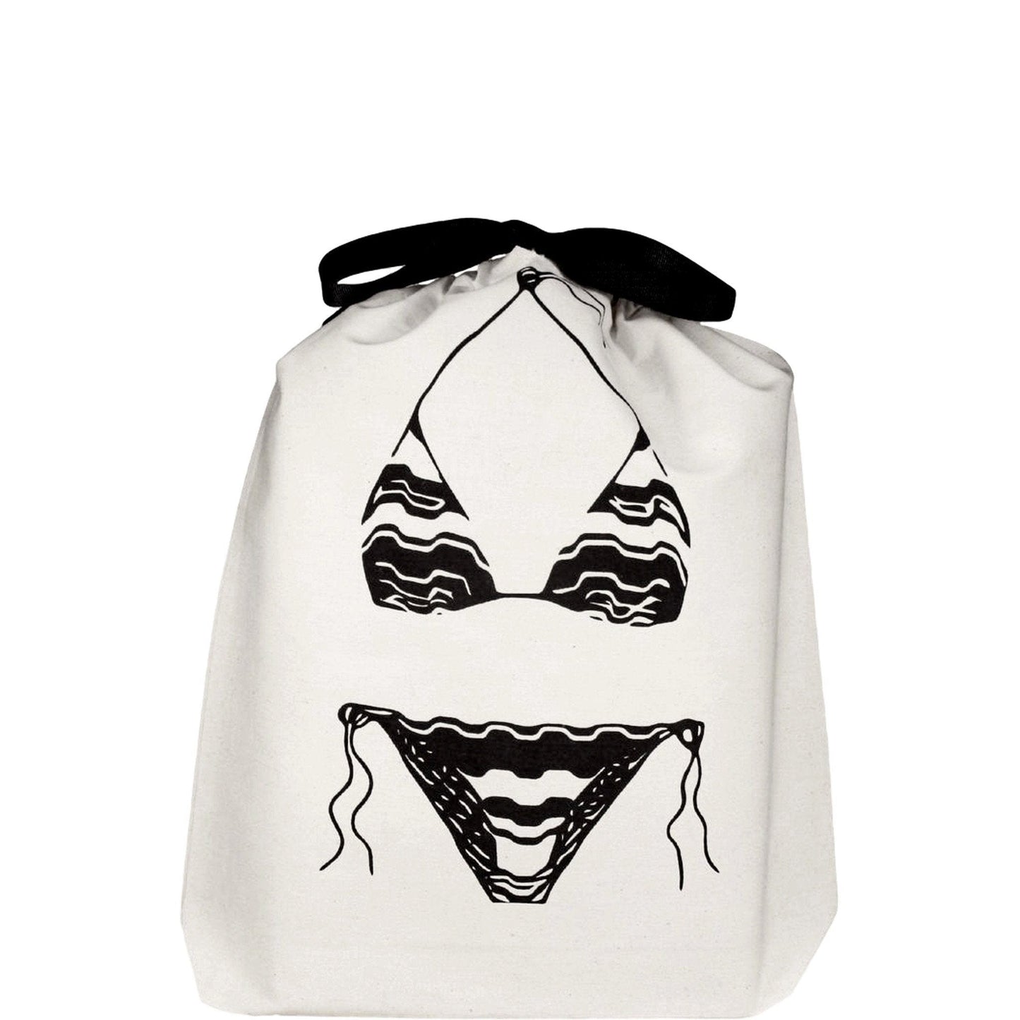 Triangle Bikini Travel Bag, Cream - Concordia Style Boutique