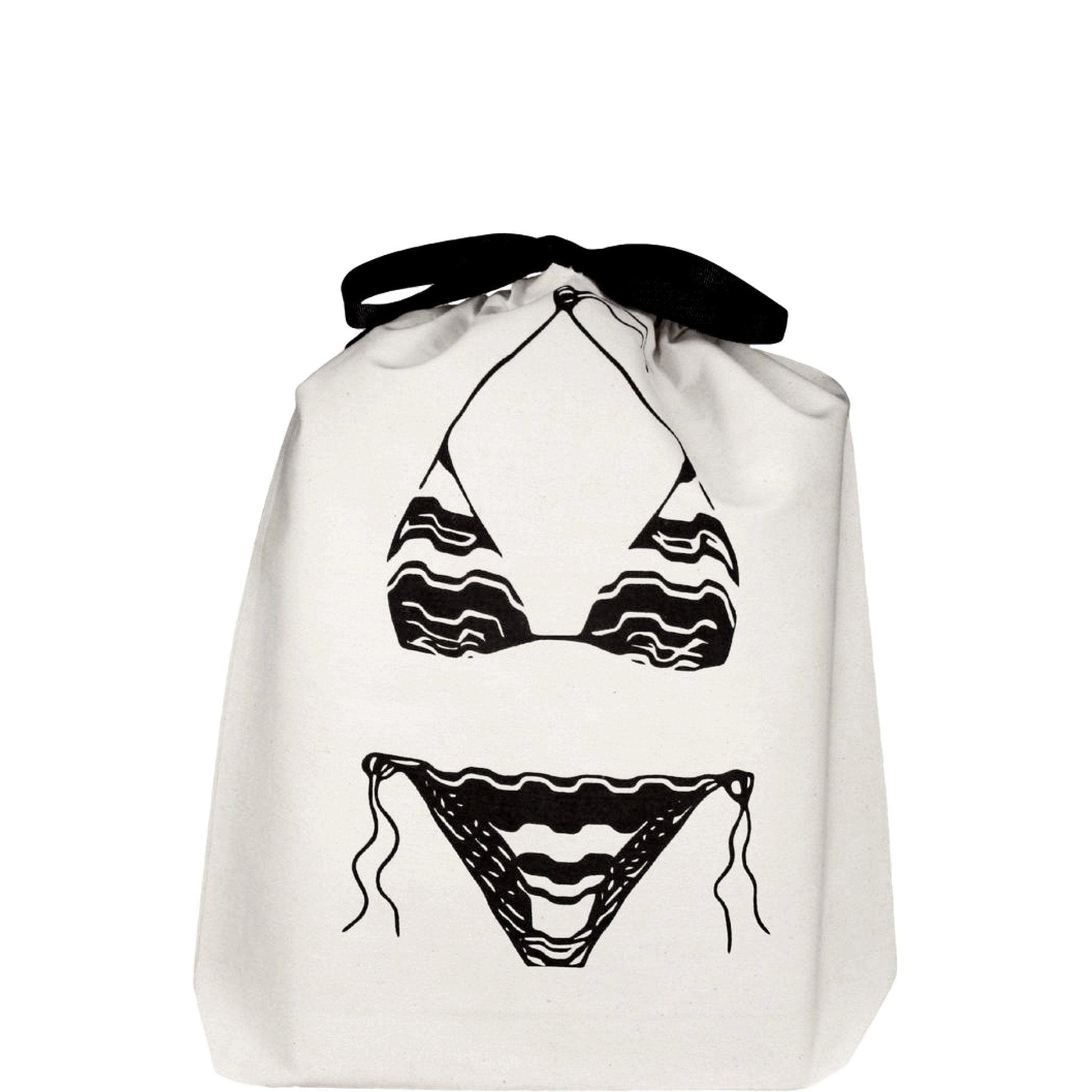 Triangle Bikini Travel Bag, Cream - Concordia Style Boutique