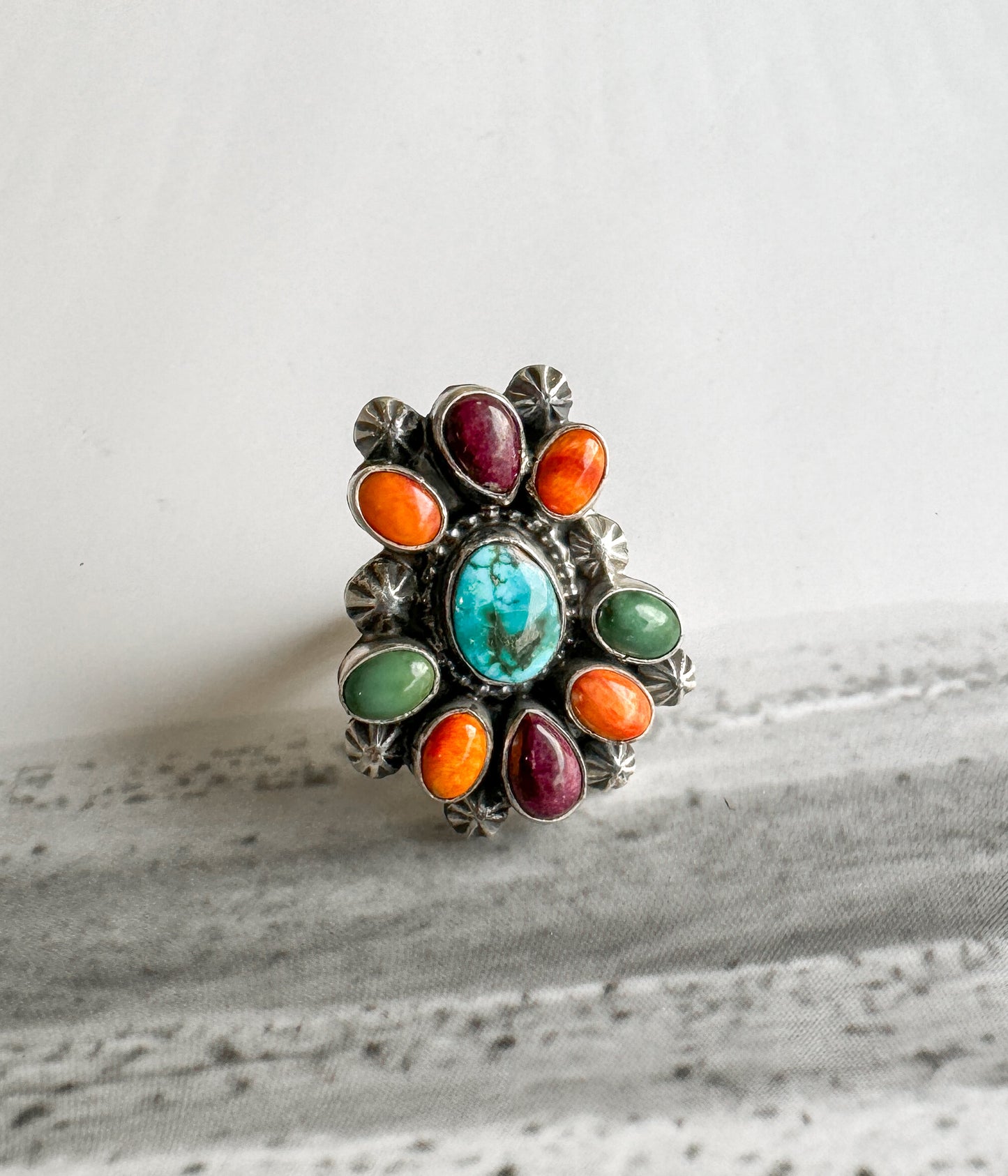 Santa Barbara Multi Stone Ring - Concordia Style Boutique