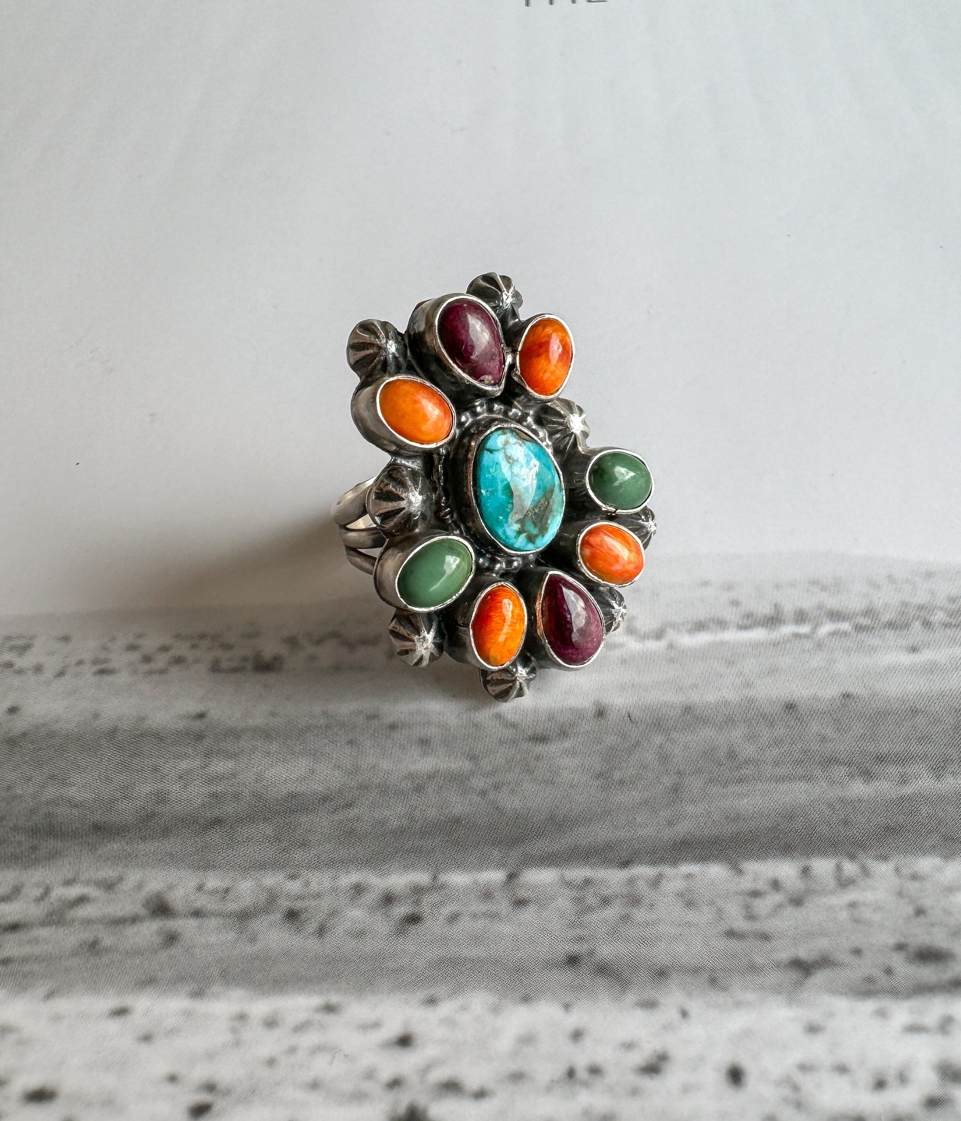 Santa Barbara Multi Stone Ring - Concordia Style Boutique
