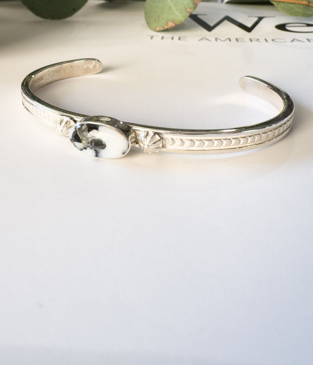 June Delgarito White Buffalo Cuff - Concordia Style Boutique