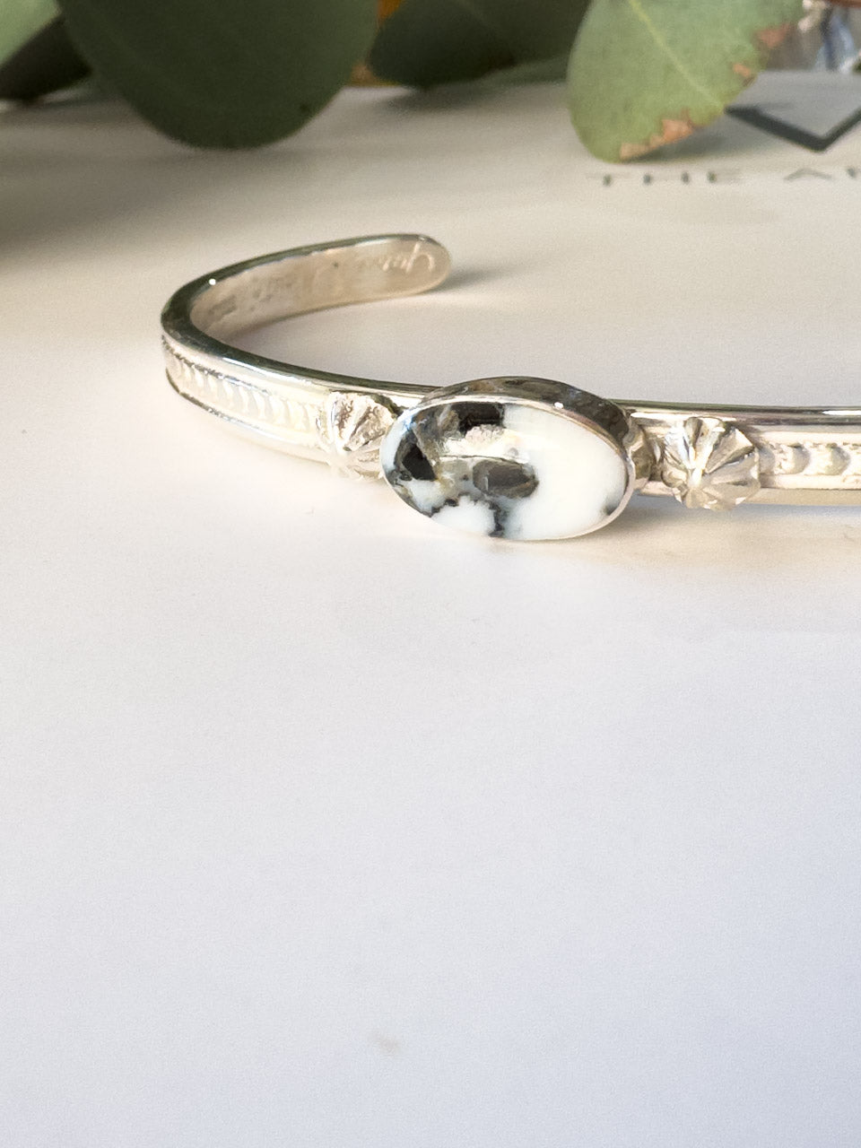 June Delgarito White Buffalo Cuff - Concordia Style Boutique