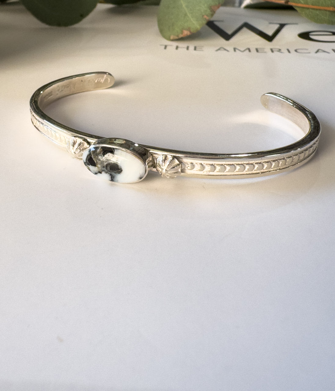 June Delgarito White Buffalo Cuff - Concordia Style Boutique