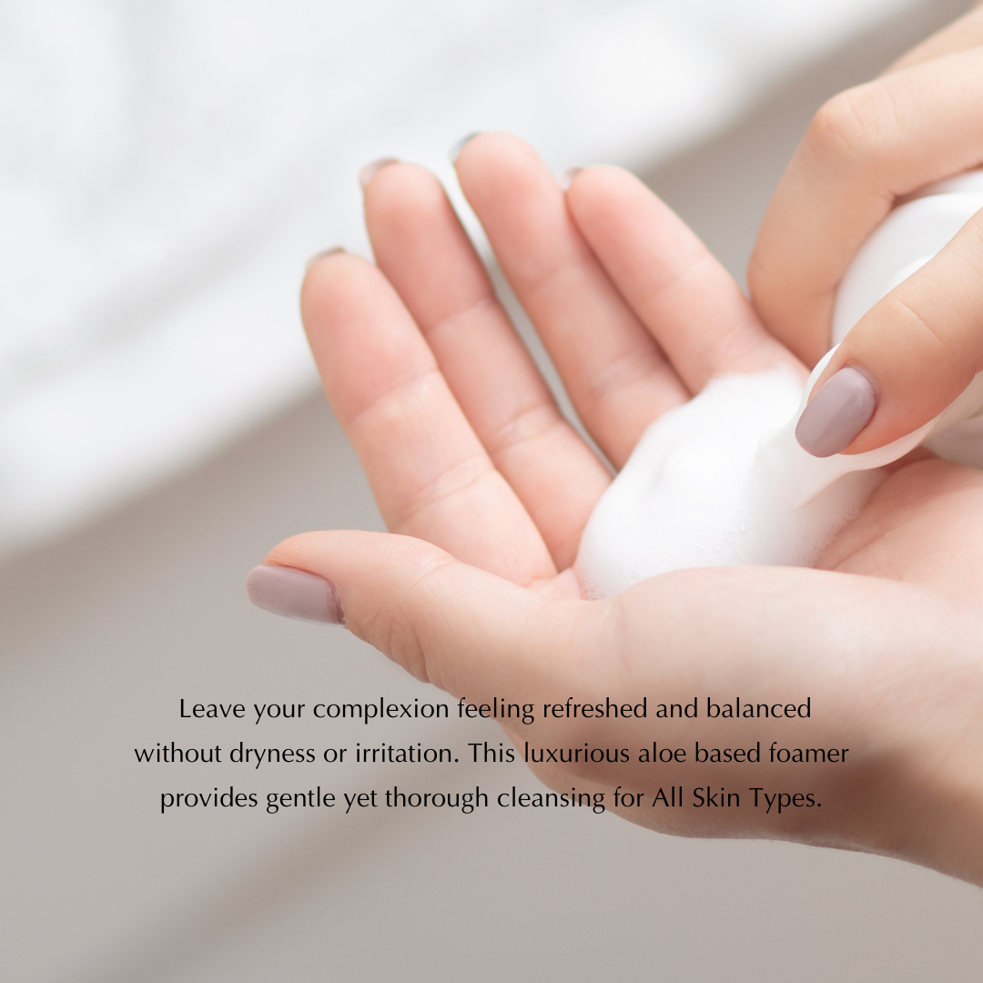 Foaming, Oil-Free Face Wash for Sensitive Skin - Safe for Eyelash Extensions - Concordia Style Boutique