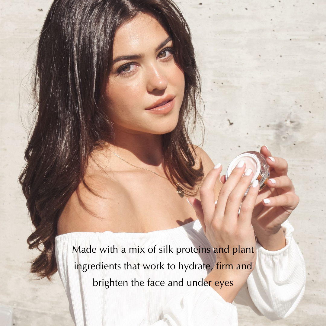 Vegan EpiSilk, Crystal Wrinkle Smoothing Face Cream - Intense Brightening and Firming Wrinkle Fix for Sensitive Skin - Concordia Style Boutique
