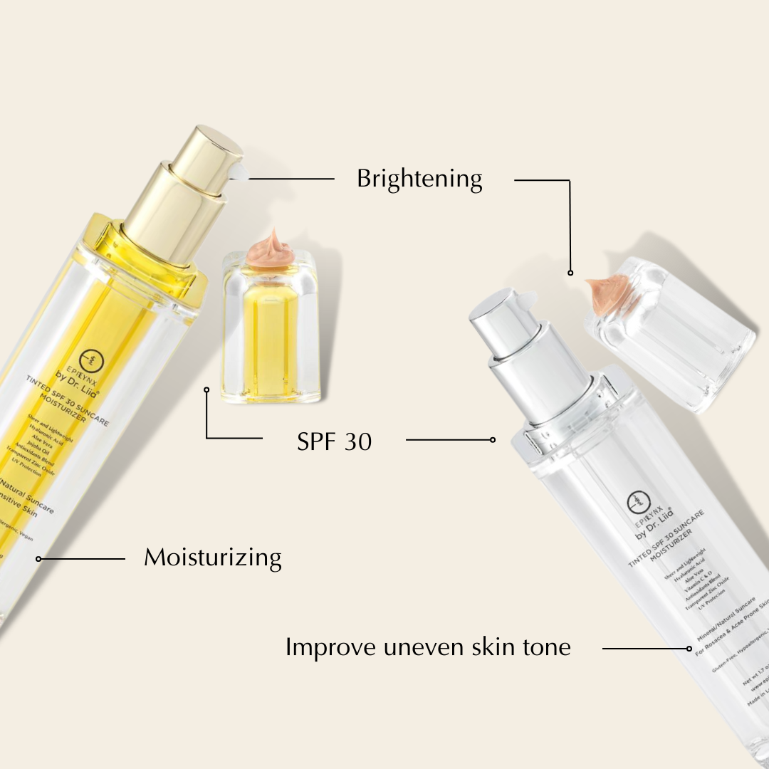 Tinted, Dewy Moisturizer for Sensitive Skin SPF 30 & Tinted CC Moisturizer Cream SPF 55 - Concordia Style Boutique