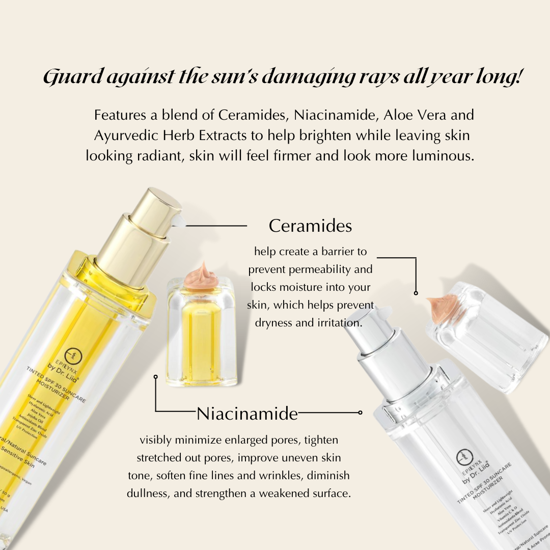 Tinted, Dewy Moisturizer for Sensitive Skin SPF 30 & Tinted CC Moisturizer Cream SPF 55 - Concordia Style Boutique