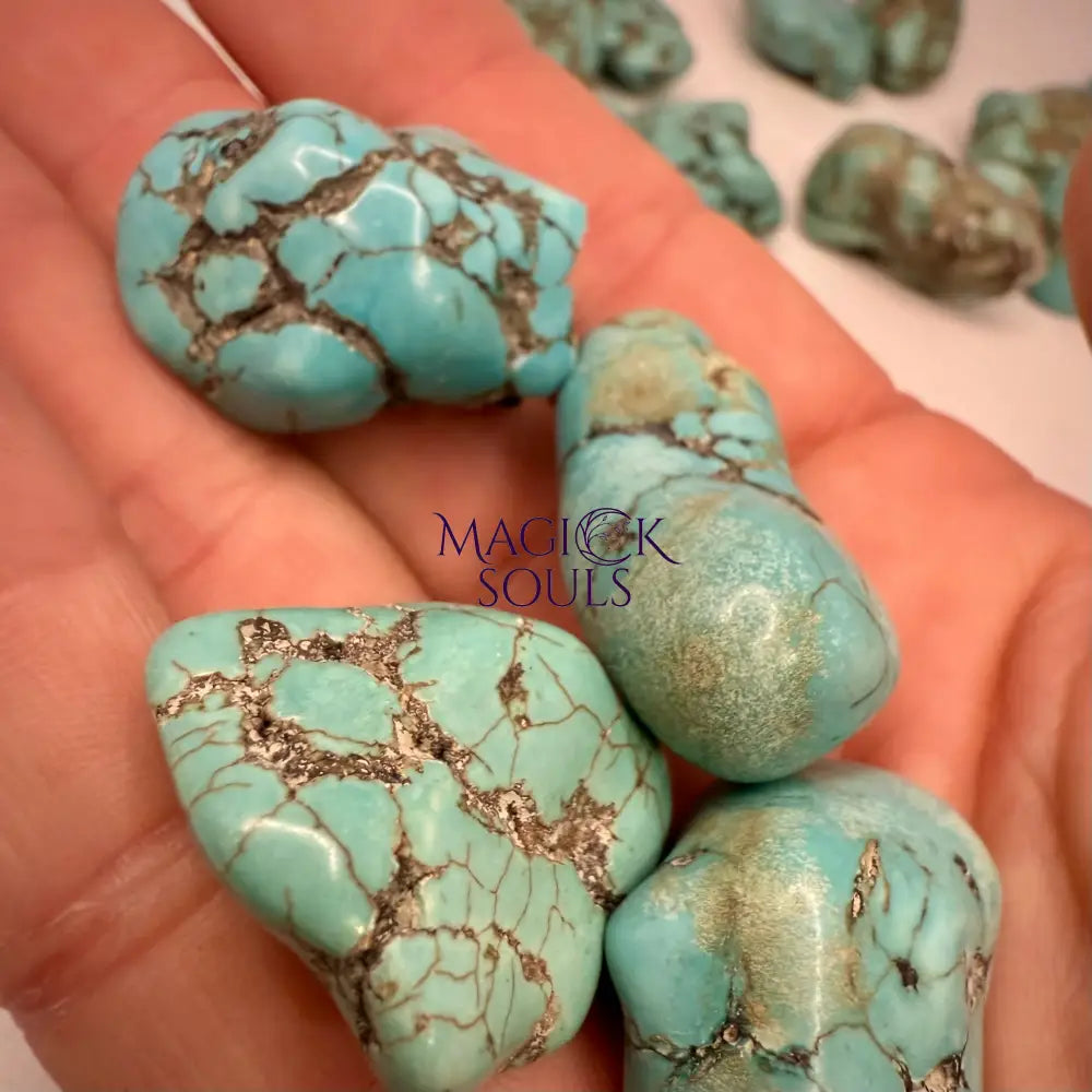Tumbled Tibetan Turquoise Stone