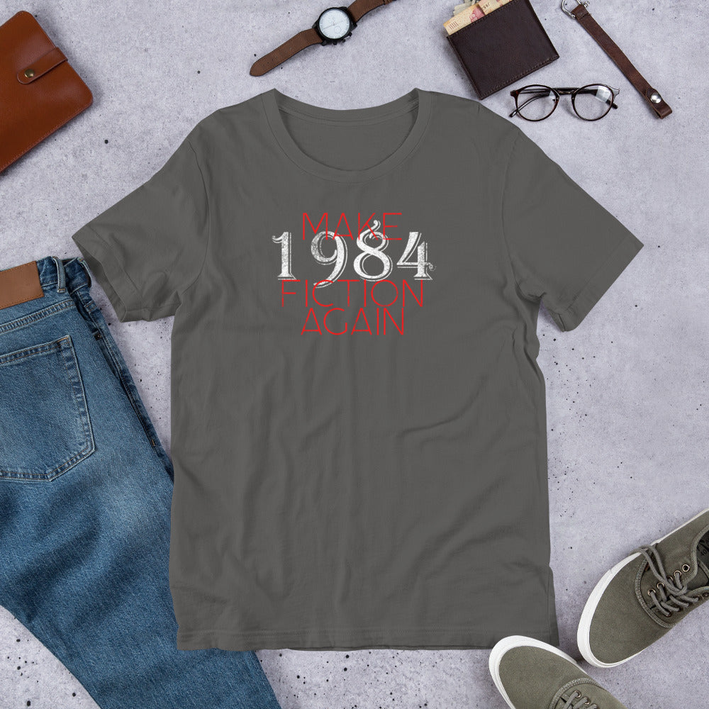 Make 1984 Fiction Again Short-Sleeve Unisex T-Shirt - Concordia Style Boutique
