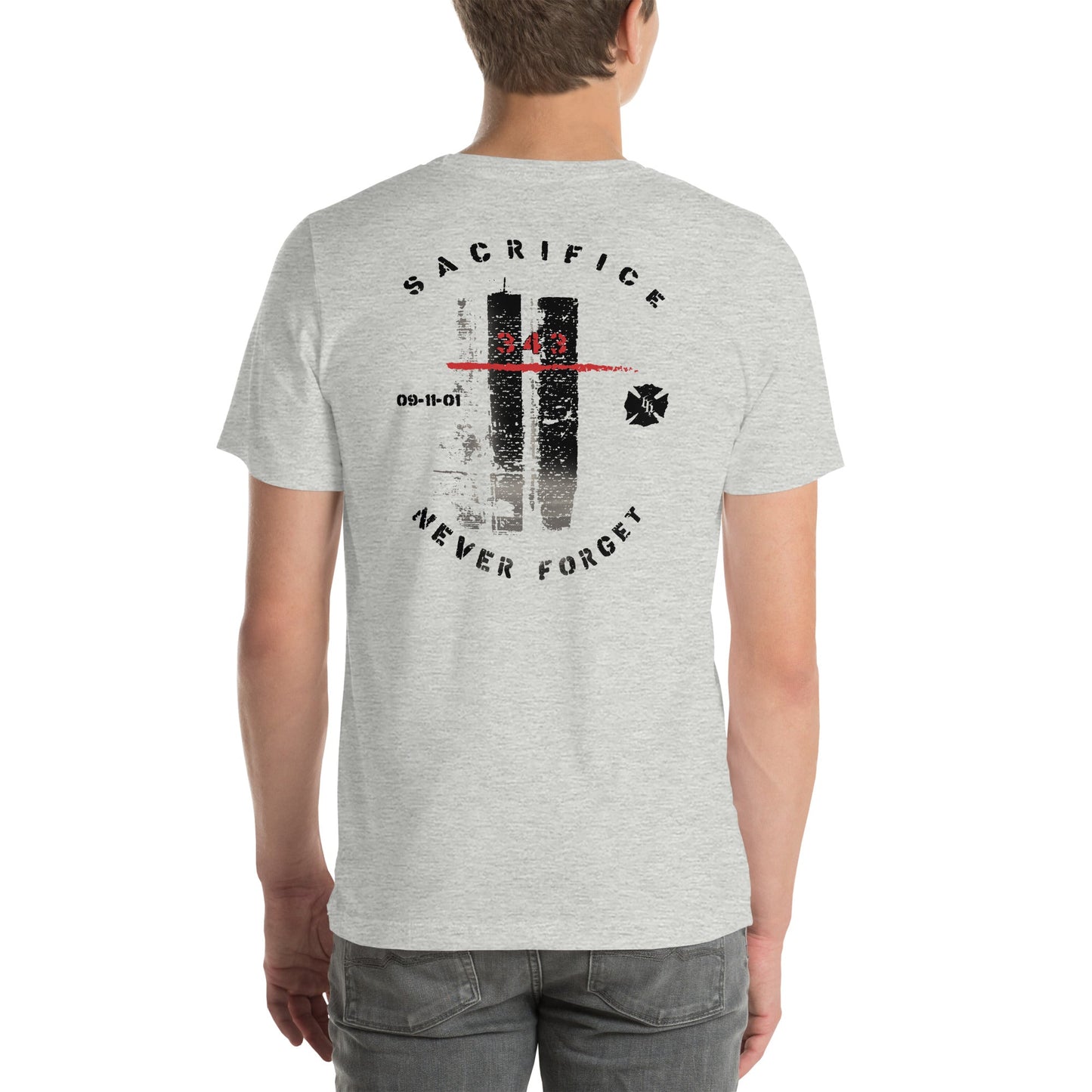 9/11 Never Forget 343 Twin Towers Premium Tee