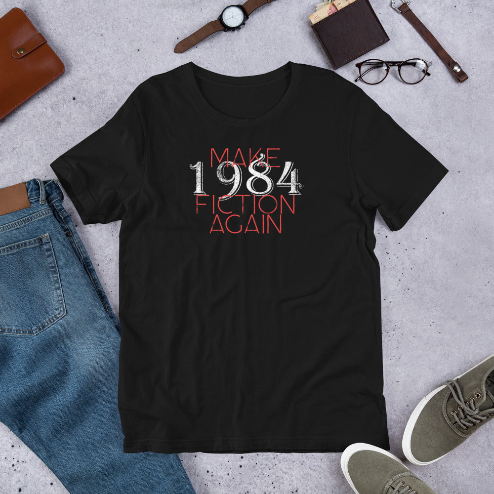Make 1984 Fiction Again Short-Sleeve Unisex T-Shirt - Concordia Style Boutique