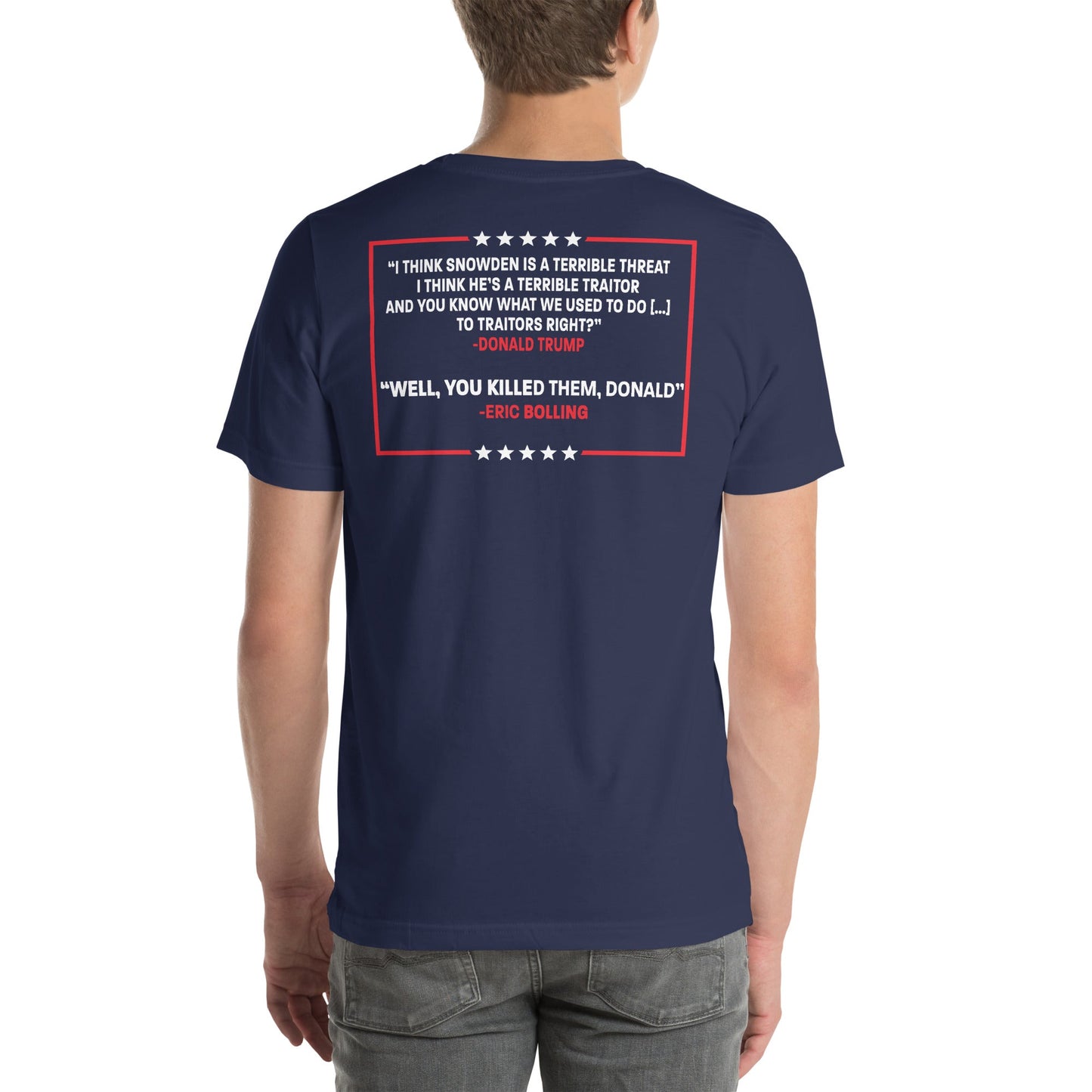 (Trump Didn't) Pardon Assange Pardon Snowden Pardon Ulbricht T-Shirt - Concordia Style Boutique