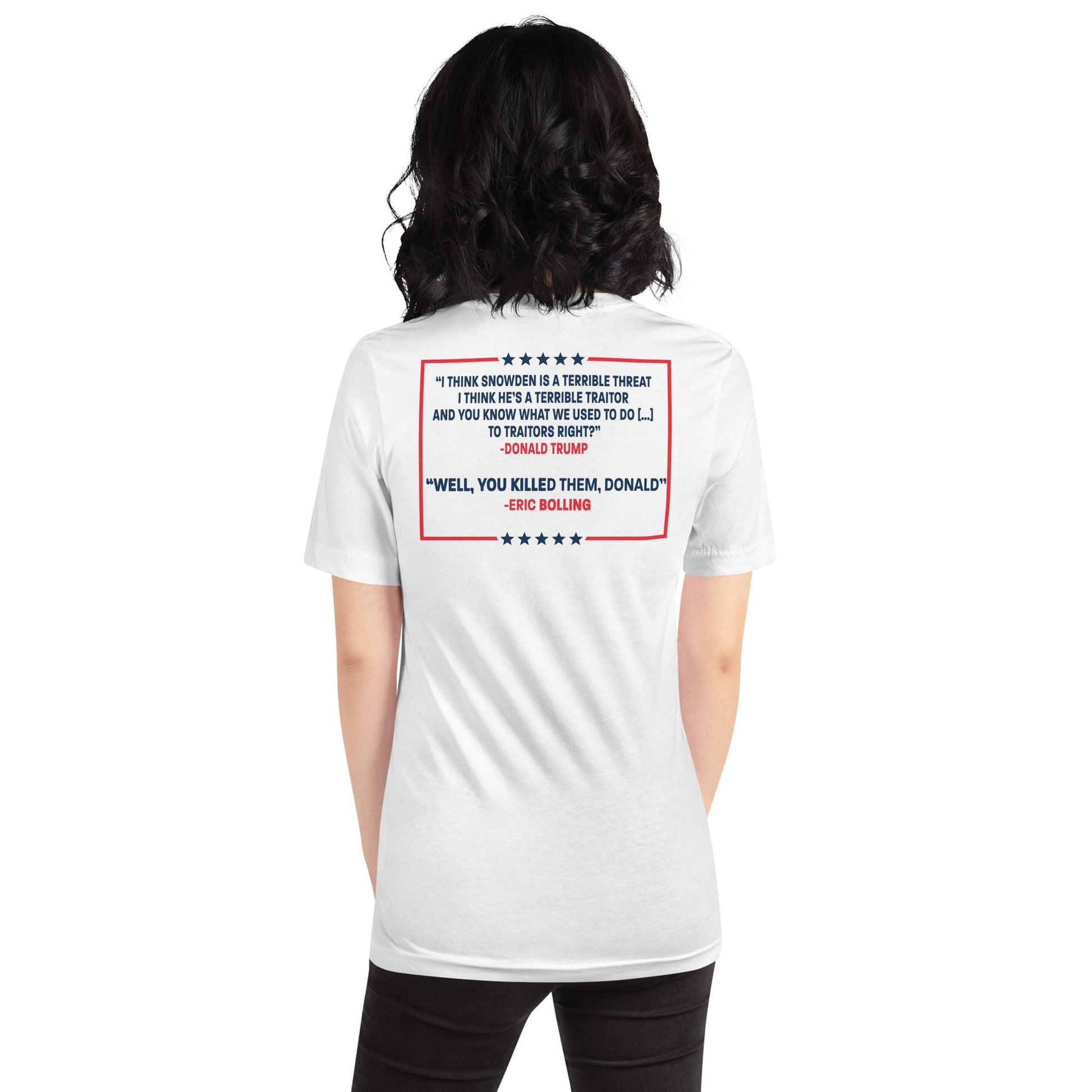 (Trump Didn't) Pardon Assange Pardon Snowden Pardon Ulbricht T-Shirt - Concordia Style Boutique