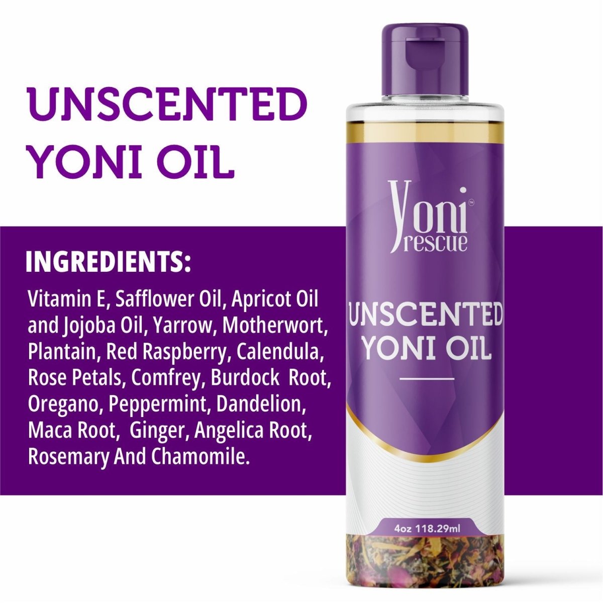Unscented Yoni Oil