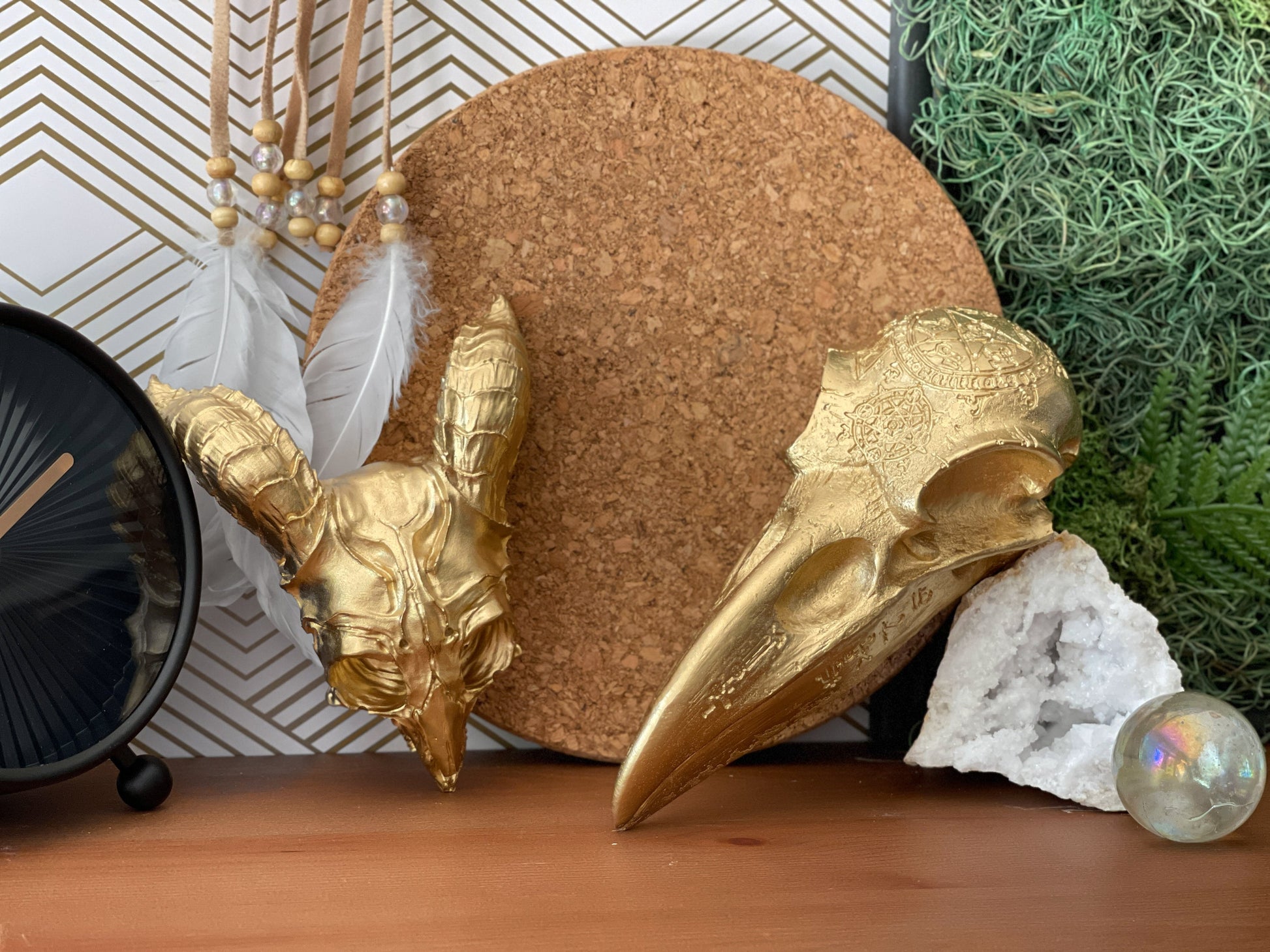 GOTHIC RAVEN SKULL - Concordia Style Boutique