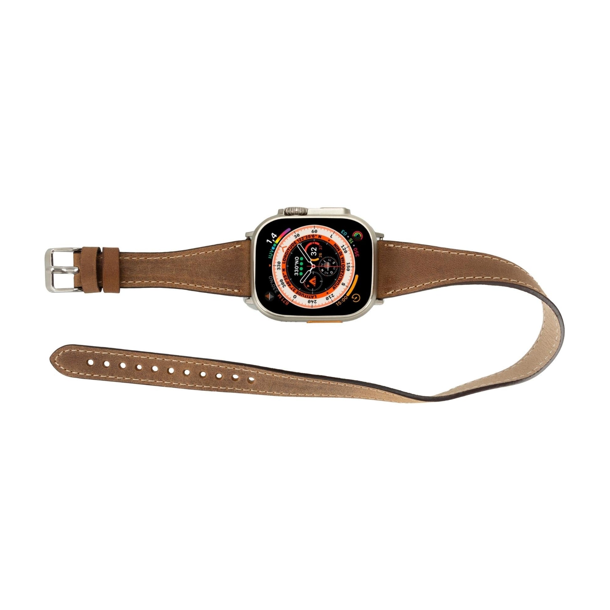 Vail Double Tour Leather Bands for Apple Watch 9, Ultra 2 and SE - Concordia Style Boutique