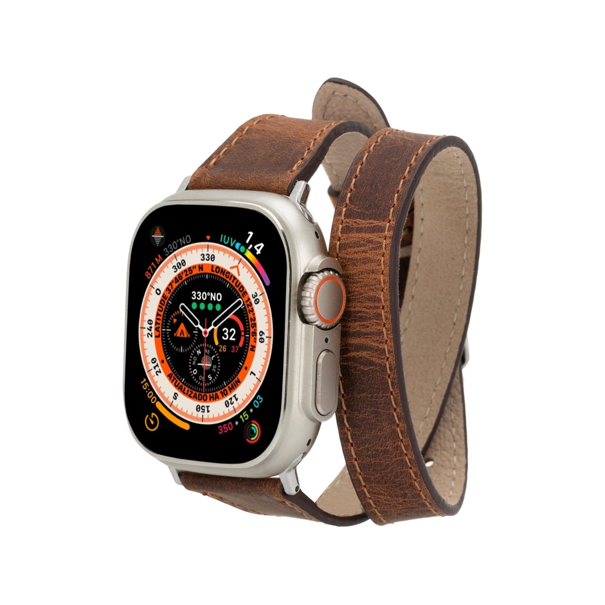Vail Double Tour Leather Bands for Apple Watch 9, Ultra 2 and SE - Concordia Style Boutique