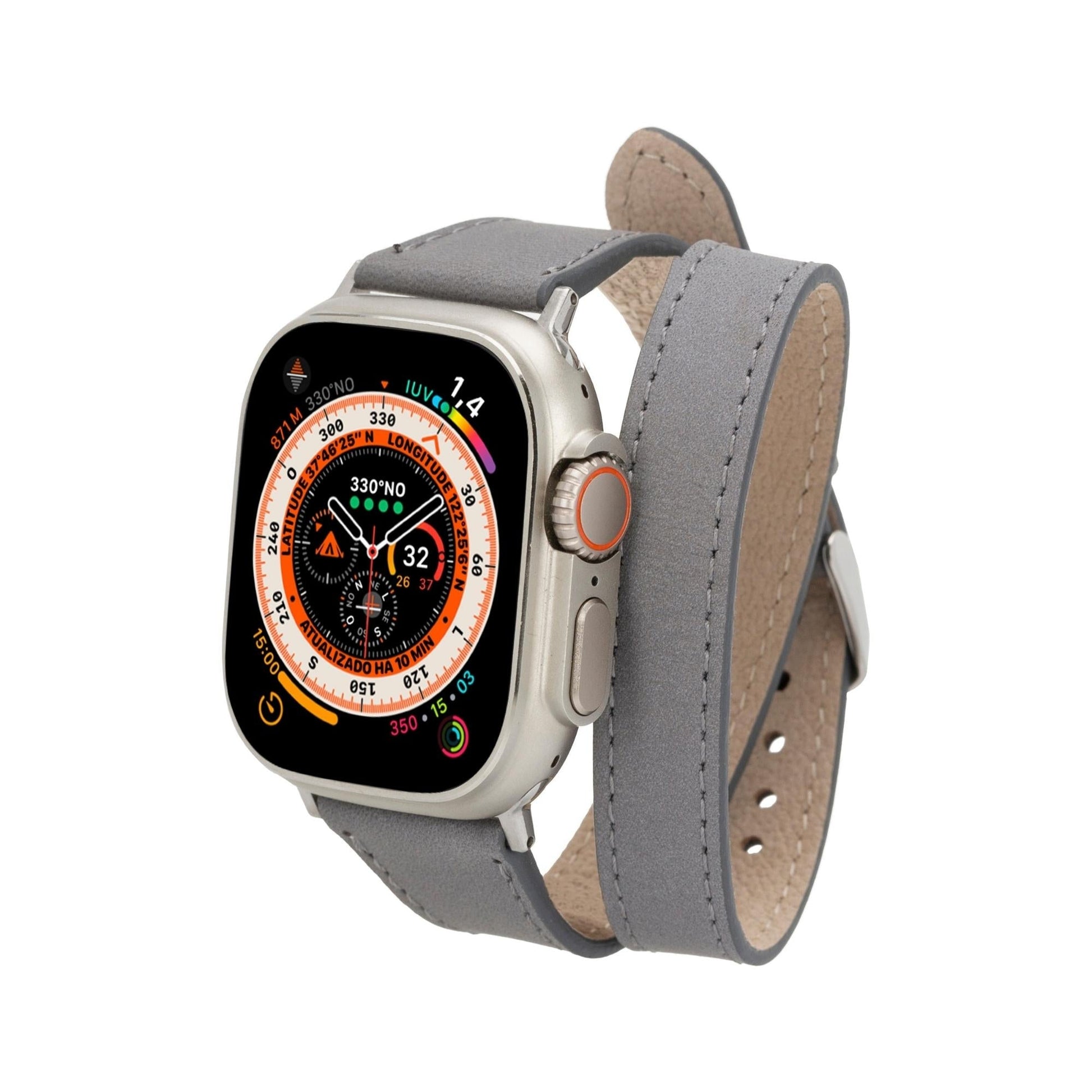 Vail Double Tour Leather Bands for Apple Watch 9, Ultra 2 and SE - Concordia Style Boutique