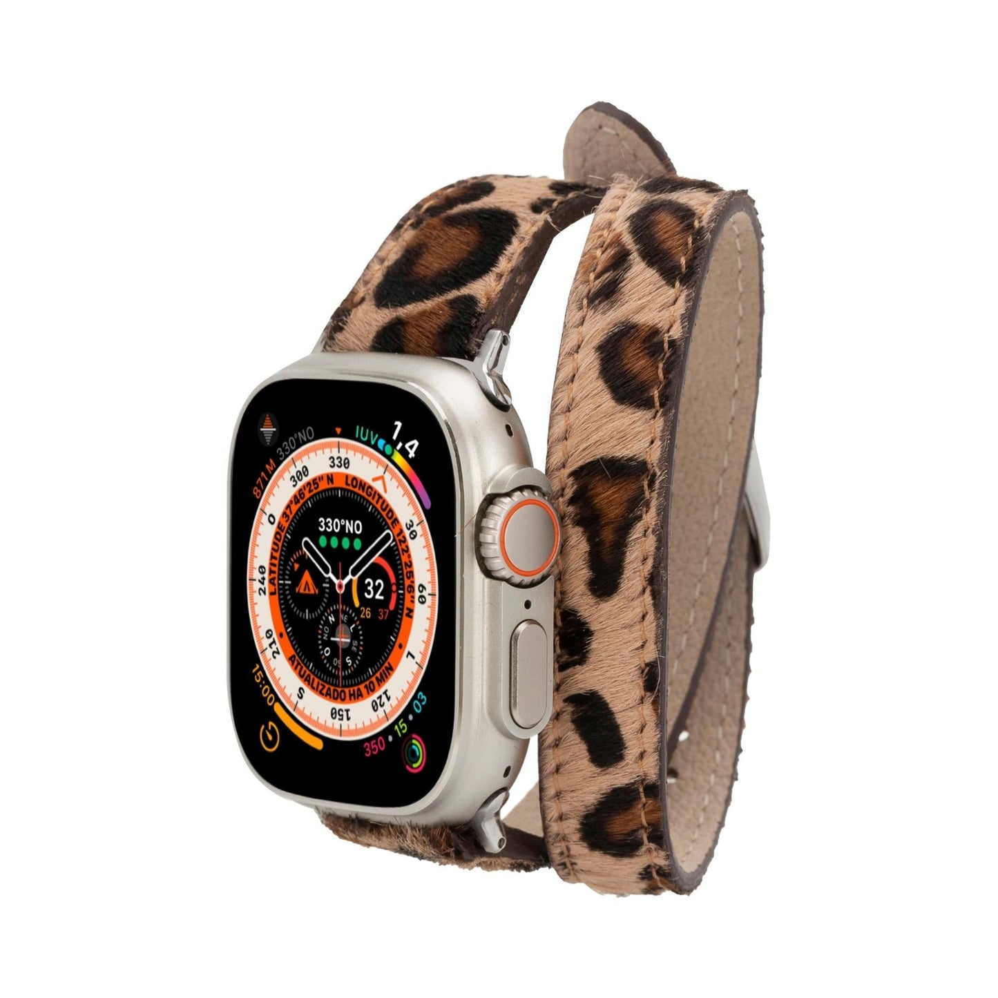 Vail Double Tour Leather Bands for Apple Watch 9, Ultra 2 and SE - Concordia Style Boutique