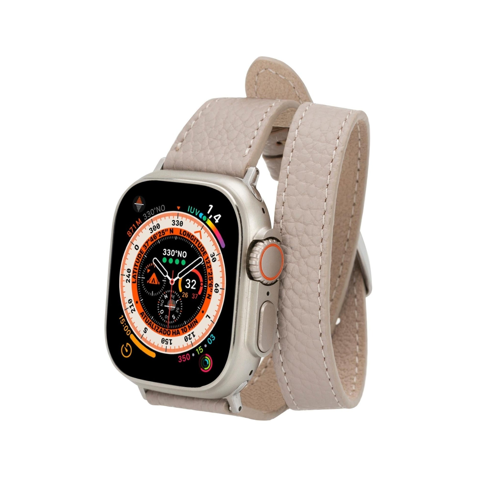Vail Double Tour Leather Bands for Apple Watch 9, Ultra 2 and SE - Concordia Style Boutique