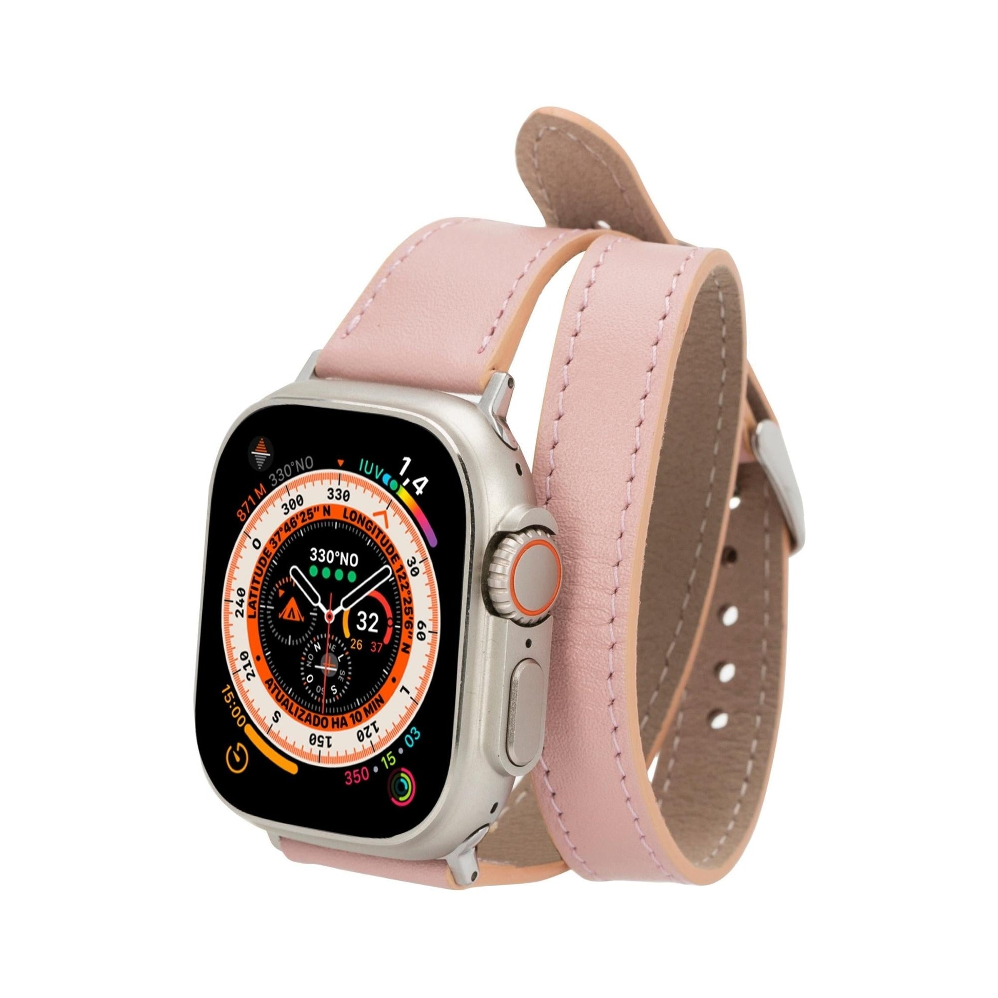 Vail Double Tour Leather Bands for Apple Watch 9, Ultra 2 and SE - Concordia Style Boutique