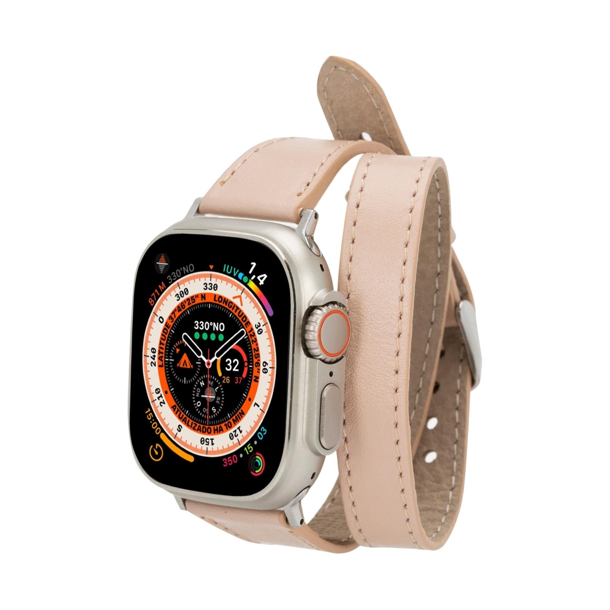 Vail Double Tour Leather Bands for Apple Watch 9, Ultra 2 and SE - Concordia Style Boutique