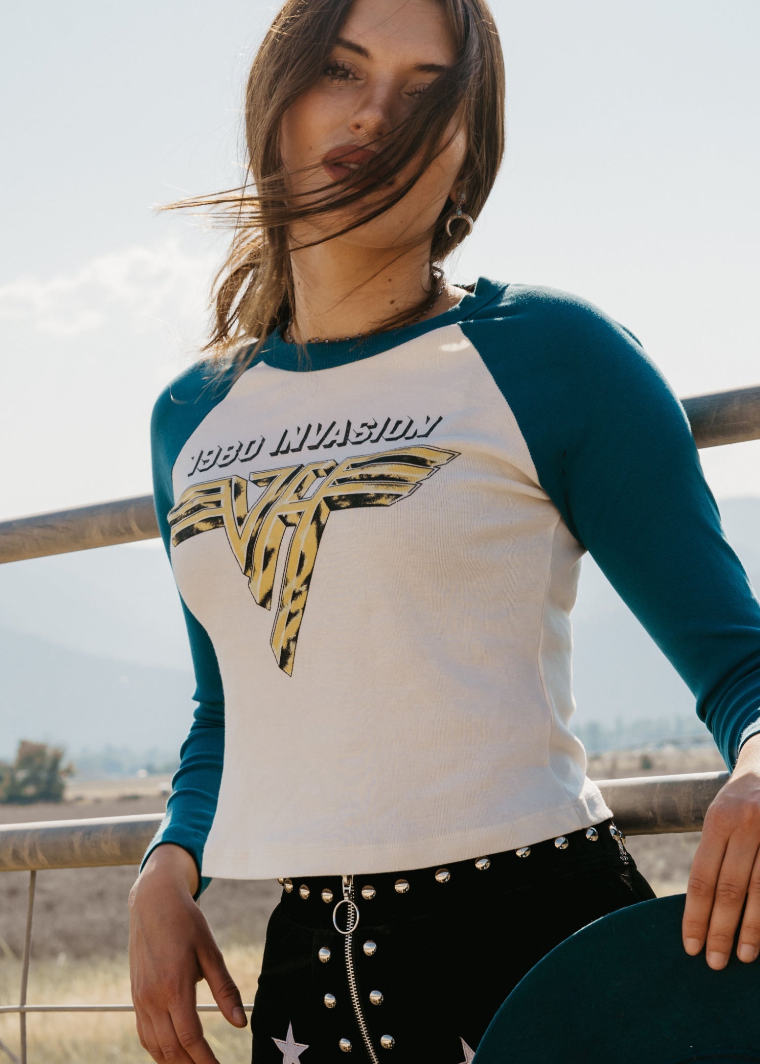 Van Halen 1980 Invasion Raglan Band Shirt by Daydreamer LA - Concordia Style Boutique