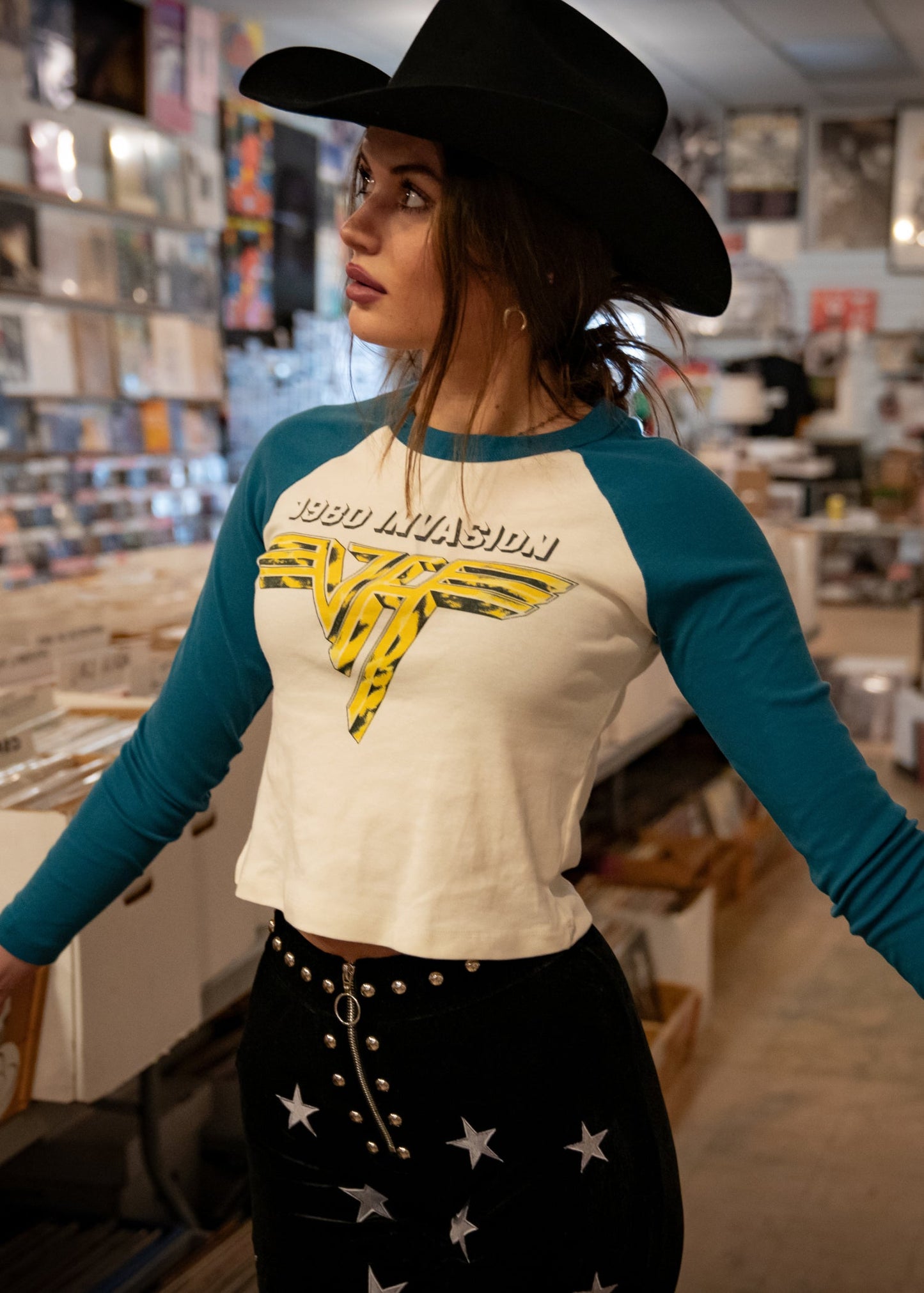 Van Halen 1980 Invasion Raglan Band Shirt by Daydreamer LA - Concordia Style Boutique