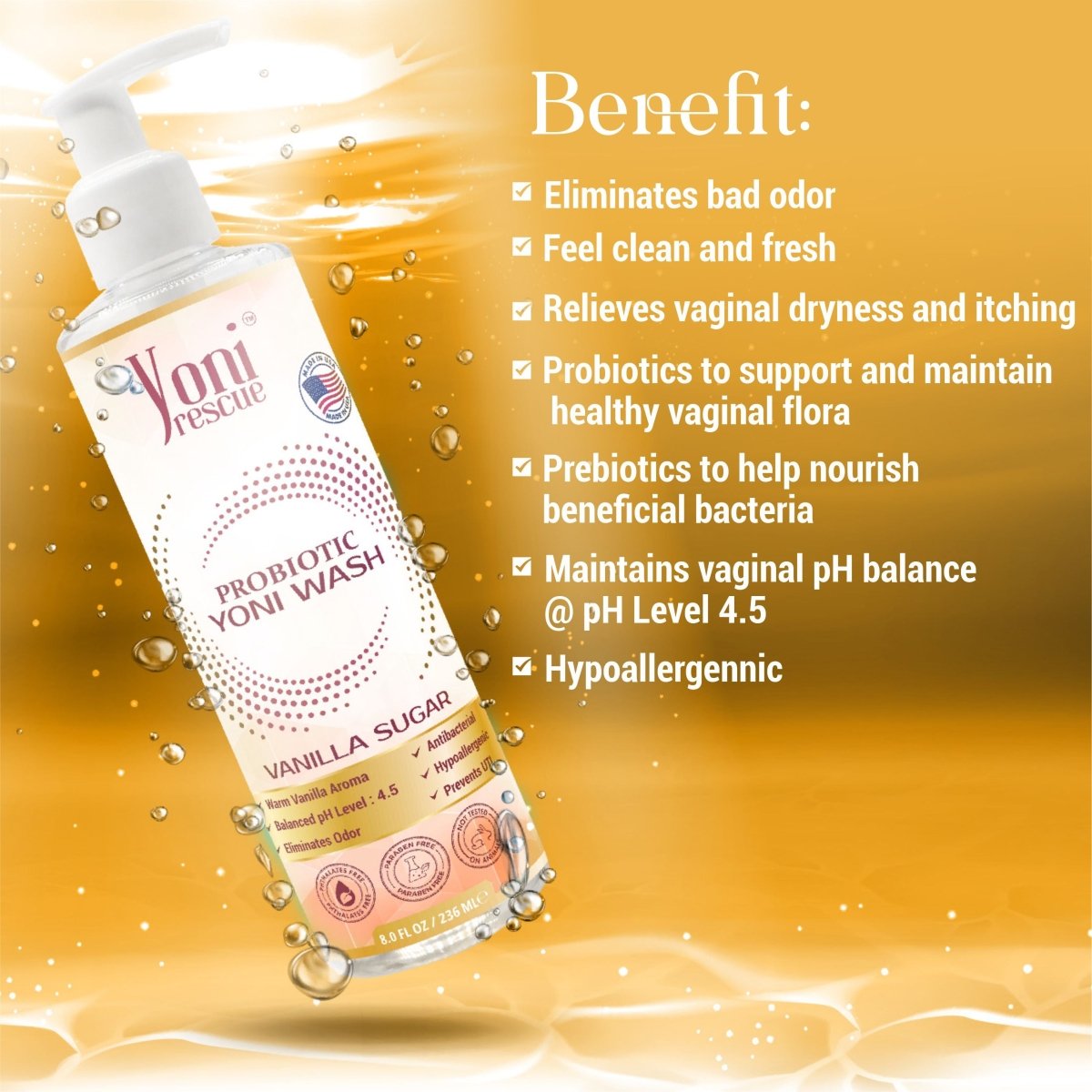 Vanilla Sugar Probiotic Yoni Wash