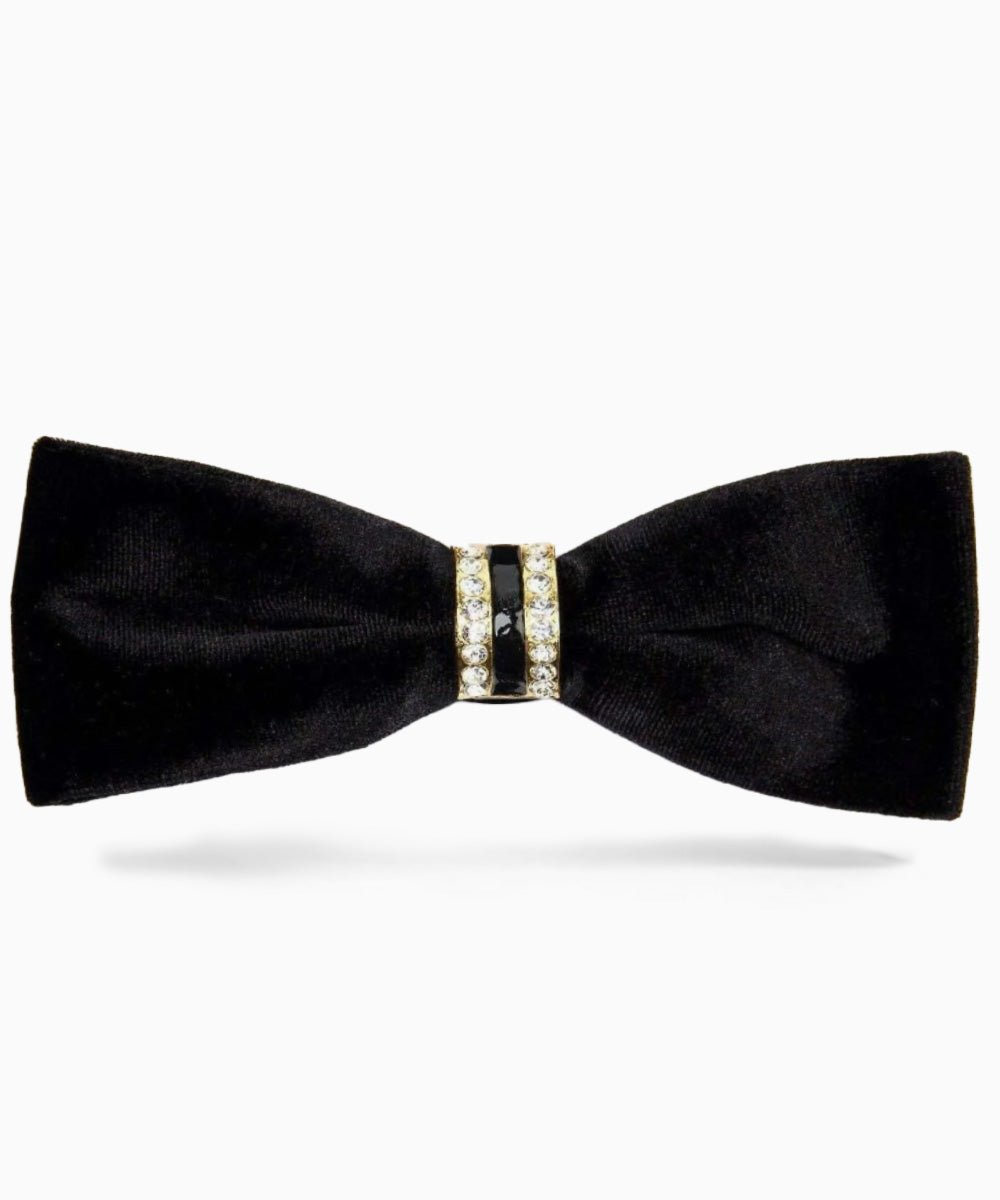 Vittorio Farina Velvet Bow Tie in Gift Box
