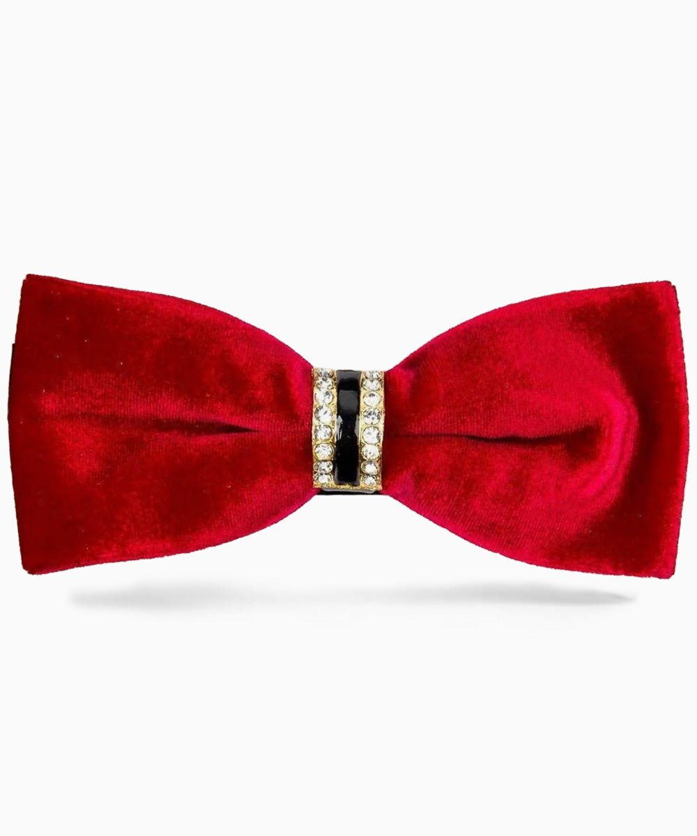 Vittorio Farina Velvet Bow Tie in Gift Box