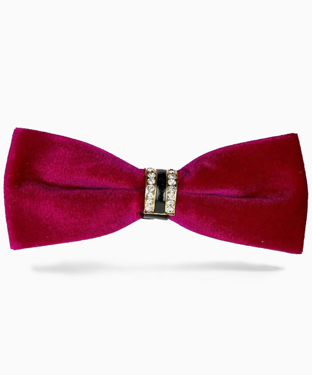 Vittorio Farina Velvet Bow Tie in Gift Box