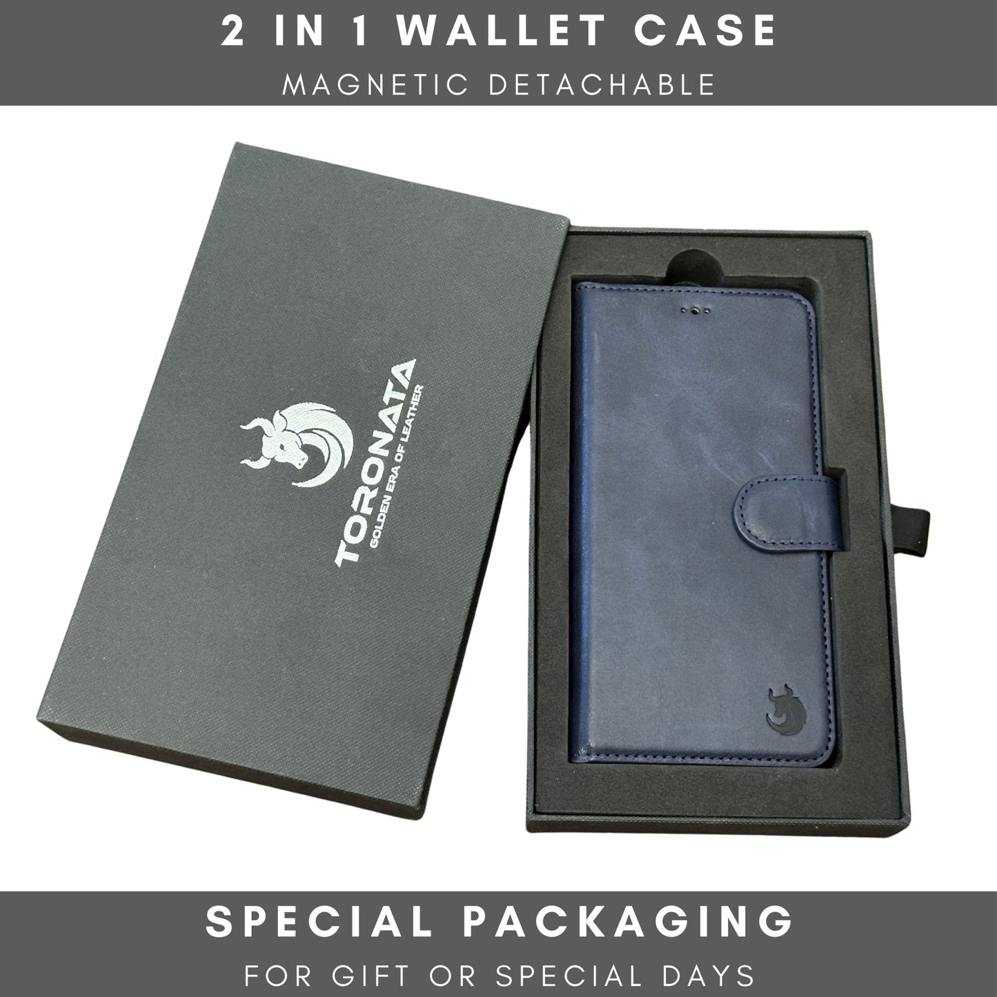 Vegas Premium Leather iPhone 15 Pro Wallet Case with MagSafe | Detachable RFID Blocking Luxury Wallet - Concordia Style Boutique