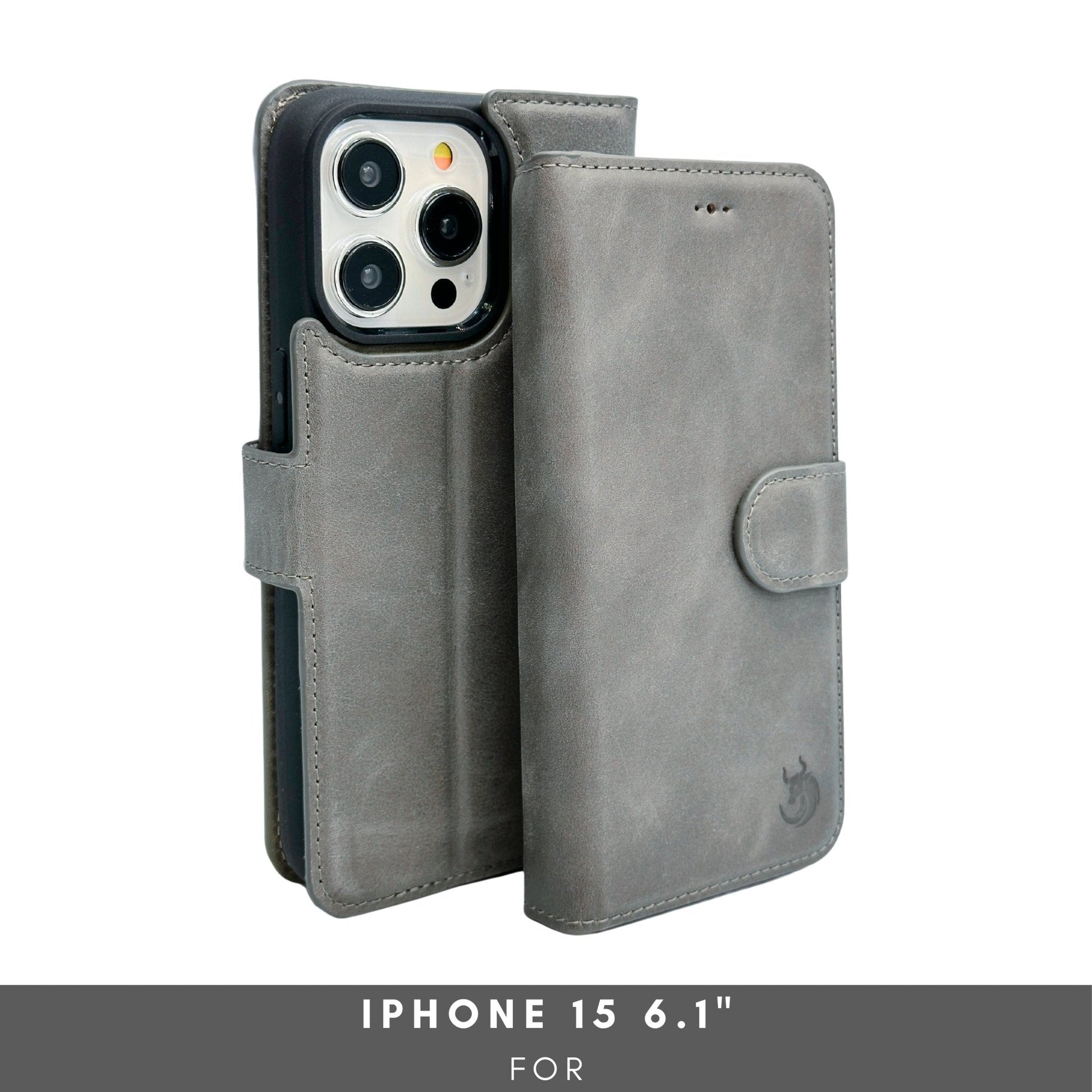 Vegas Premium Leather iPhone 15 Wallet Case with MagSafe | Detachable RFID Blocking Luxury Wallet - Concordia Style Boutique