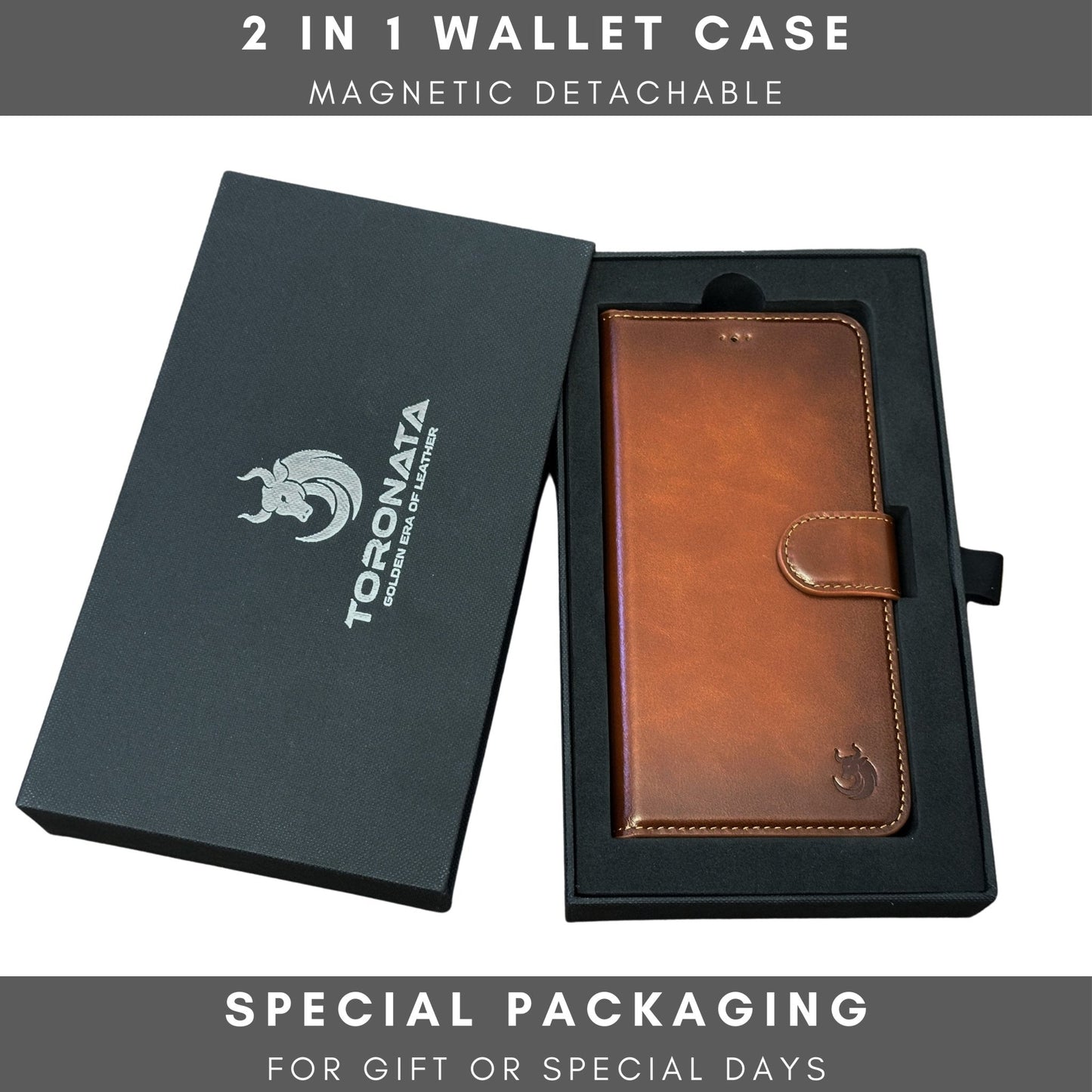 Vegas Premium Leather iPhone 15 Wallet Case with MagSafe | Detachable RFID Blocking Luxury Wallet - Concordia Style Boutique