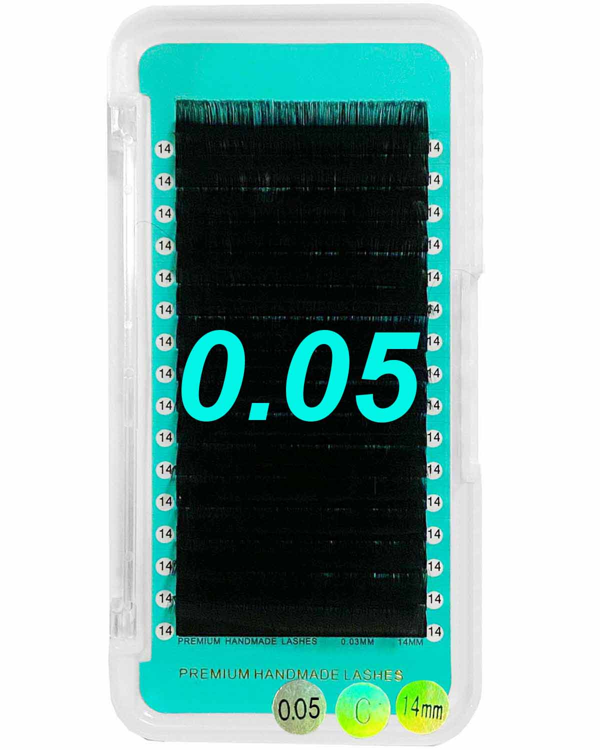 i curl & J curl Bottom Lash Cashmere Matte Faux Mink Deep Black Individual Lash Extensions【0.05mm Volume】