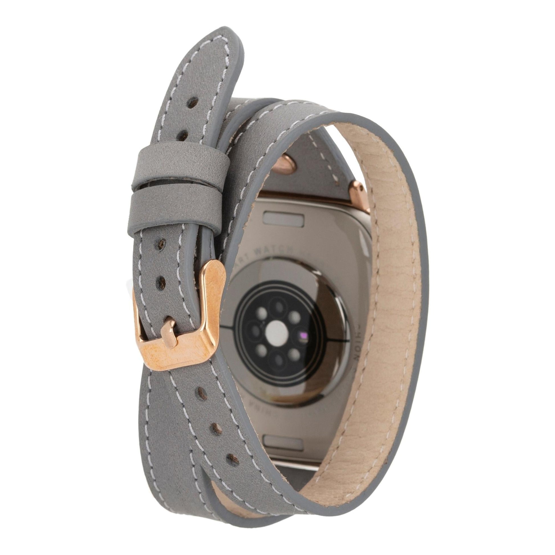 Vernon Double Tour Leather Bands for Apple Watch 9, Ultra 2 and SE - Concordia Style Boutique