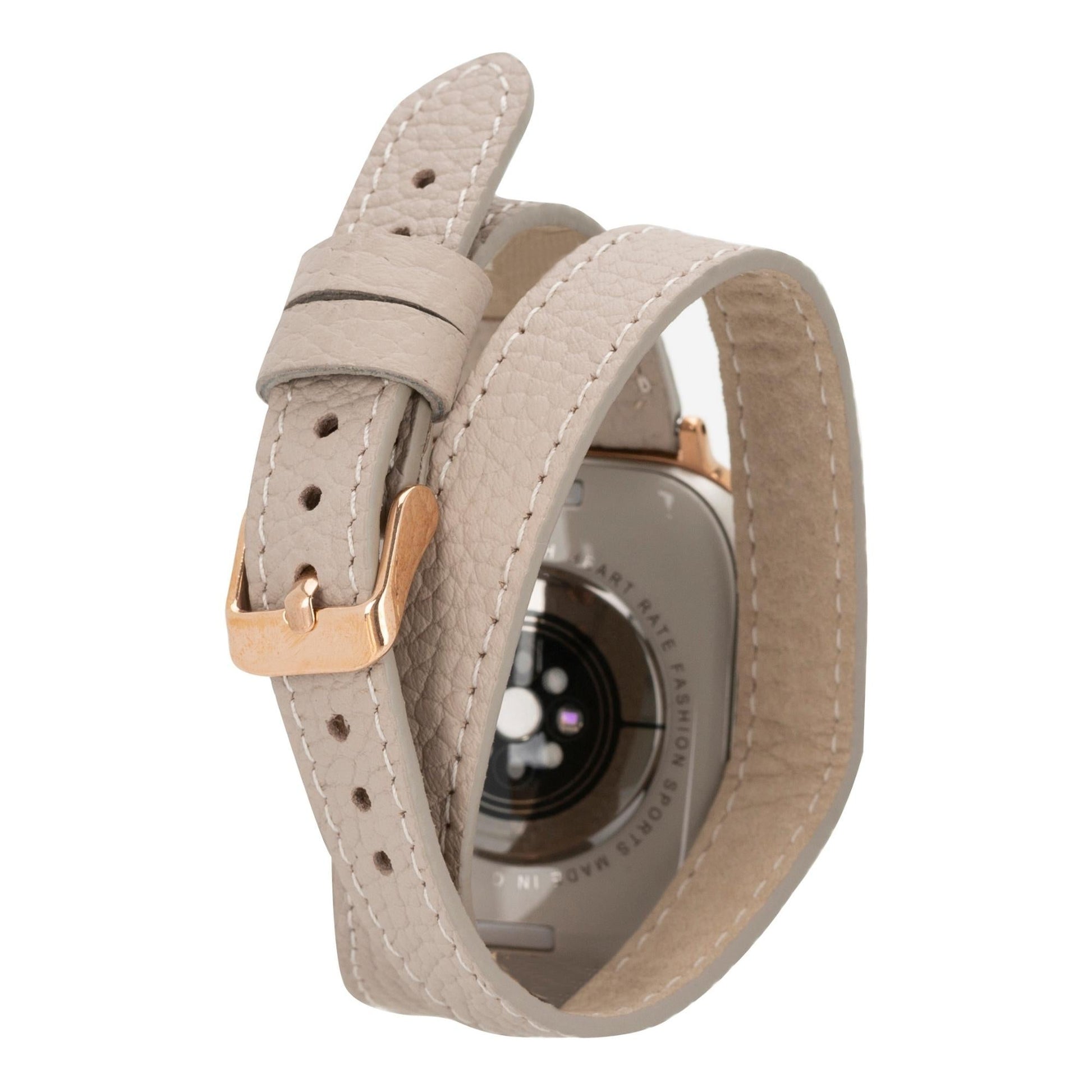 Vernon Double Tour Leather Bands for Apple Watch 9, Ultra 2 and SE - Concordia Style Boutique