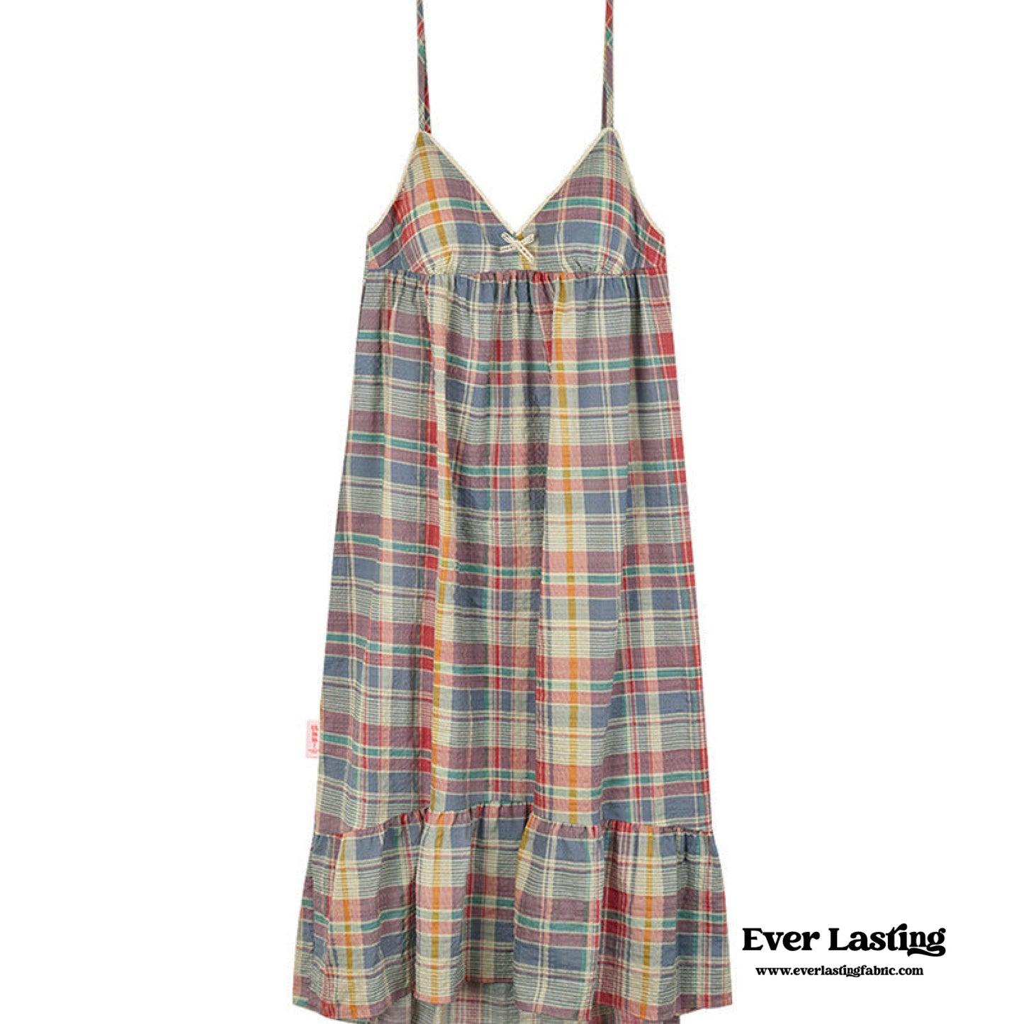 Vintage Inspired Plaid Pajama Dress