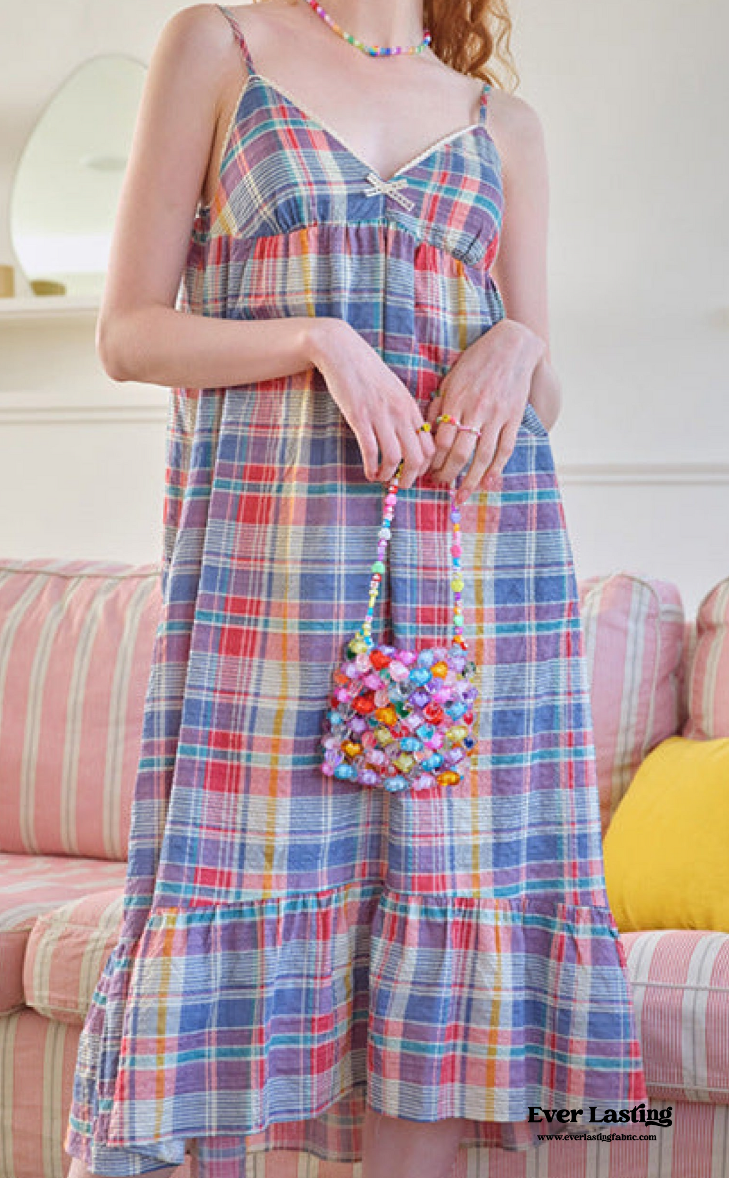 Vintage Inspired Plaid Pajama Dress