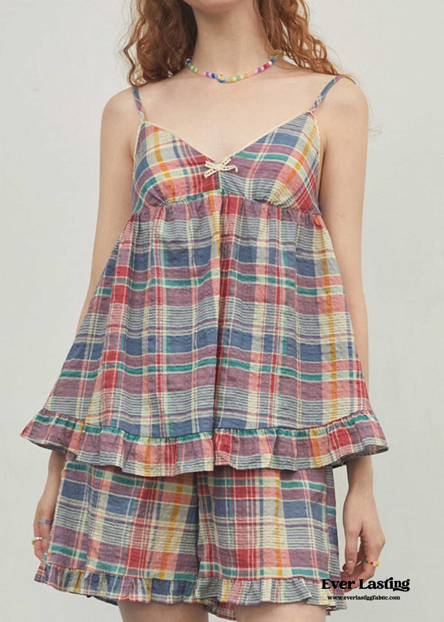 Vintage Inspired Plaid Pajama Dress