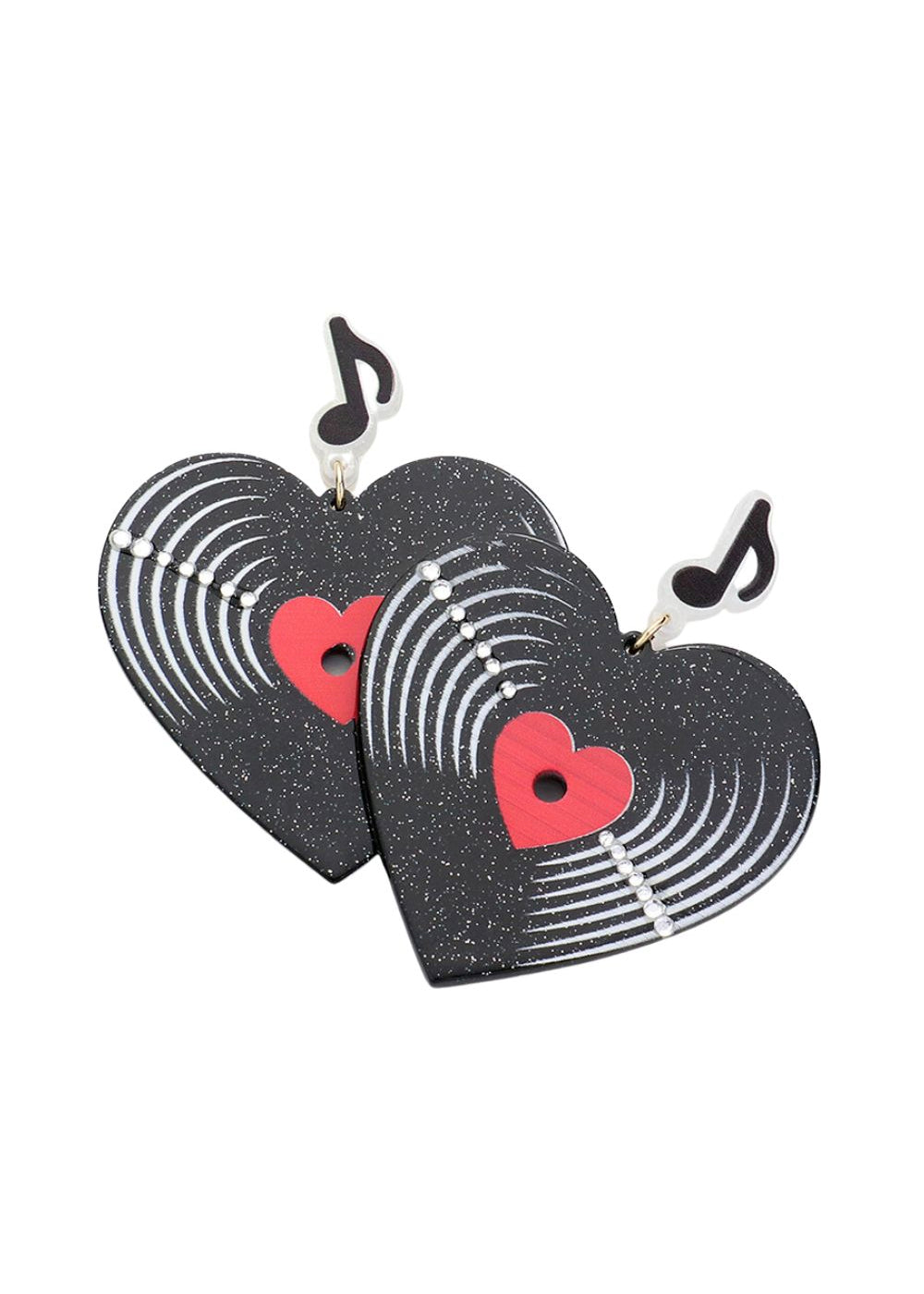 Let The Music Play Vinyl Record Dangle Earrings - Concordia Style Boutique