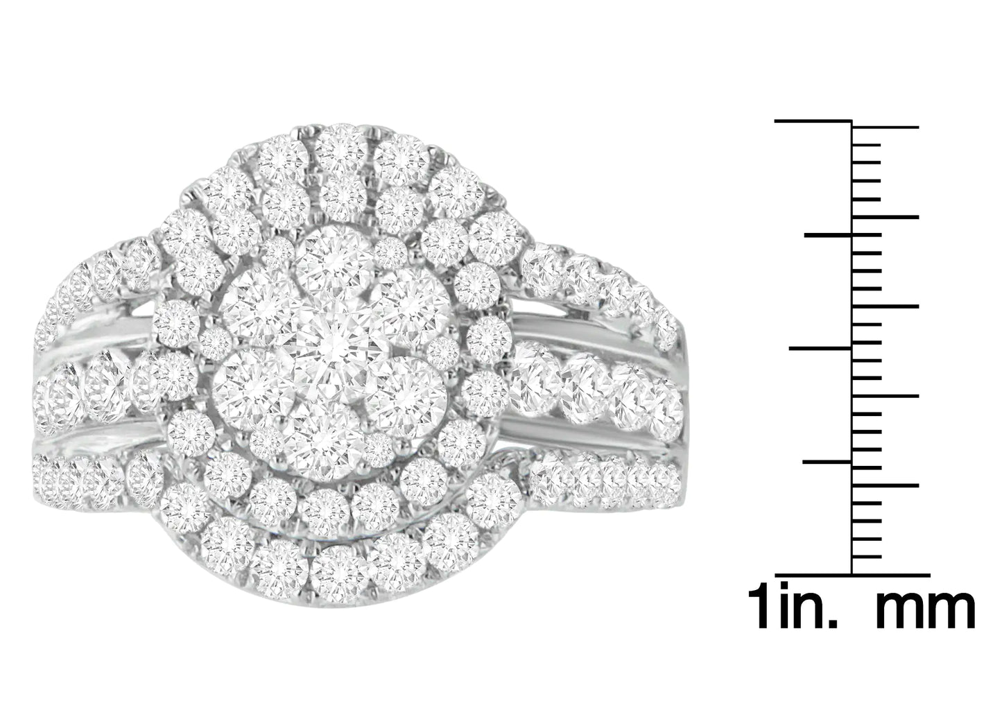 *SOLD OUT* 14k White Gold 2ct TDW Diamond Engagement Ring (H-I,SI2-I1) - Concordia Style Boutique