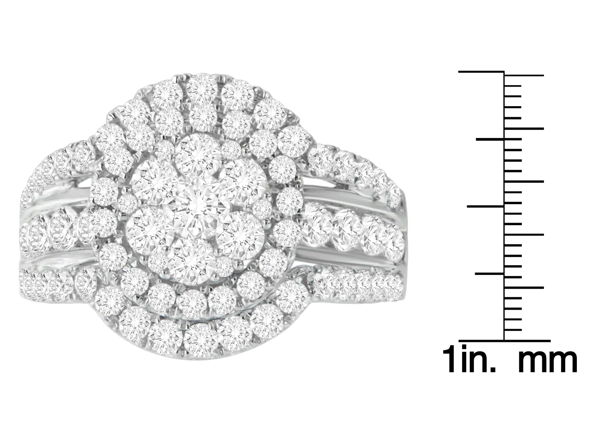 *SOLD OUT* 14k White Gold 2ct TDW Diamond Engagement Ring (H-I,SI2-I1) - Concordia Style Boutique